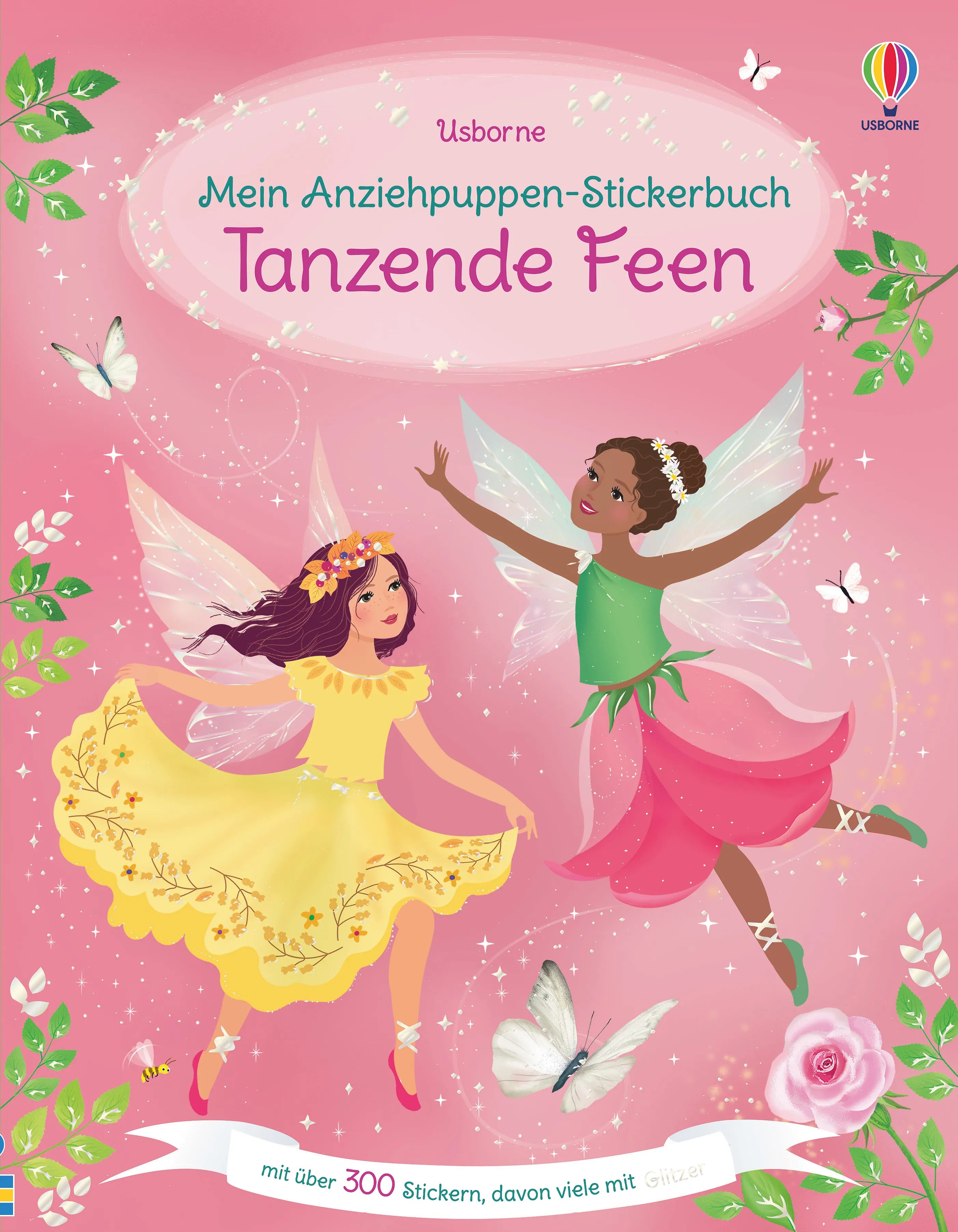 Buchcover von 'Mein Anziehpuppen-Stickerbuch: Tanzende Feen' - Taschenbuch von Fiona Watt