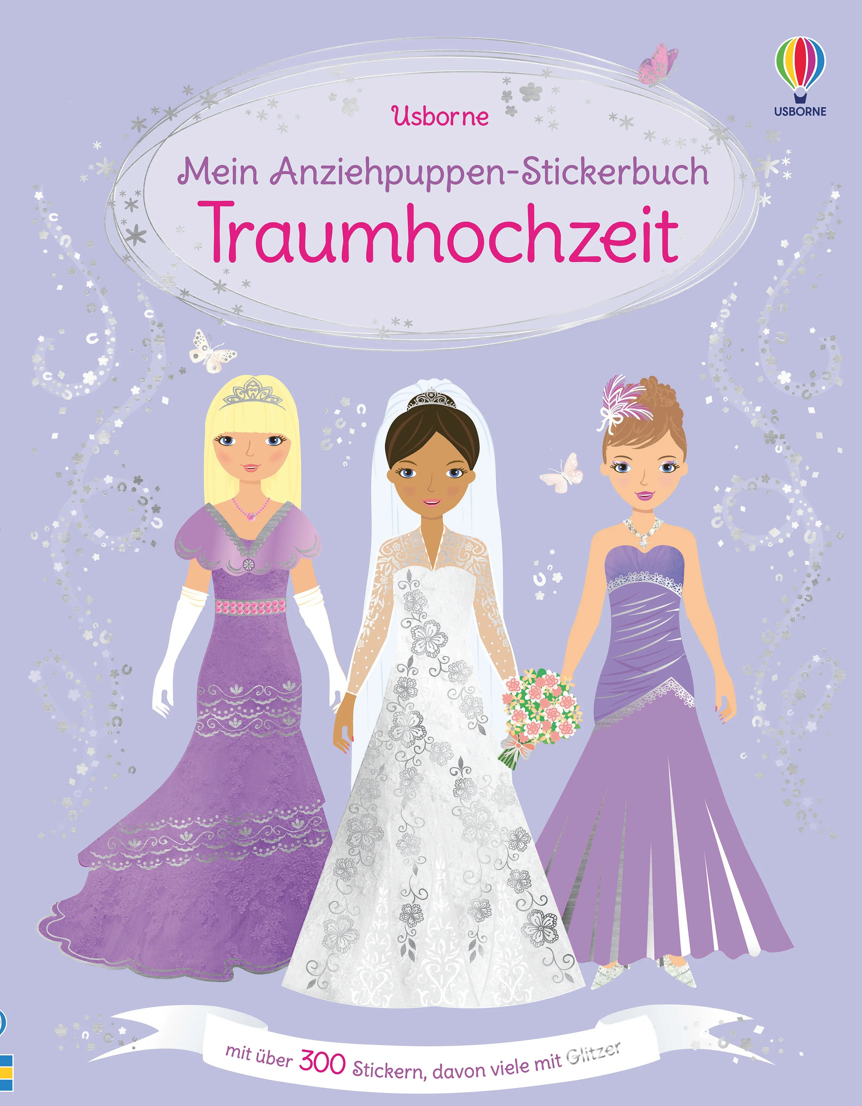 Buchcover von 'Mein Anziehpuppen-Stickerbuch: Traumhochzeit' - Taschenbuch von Fiona Watt