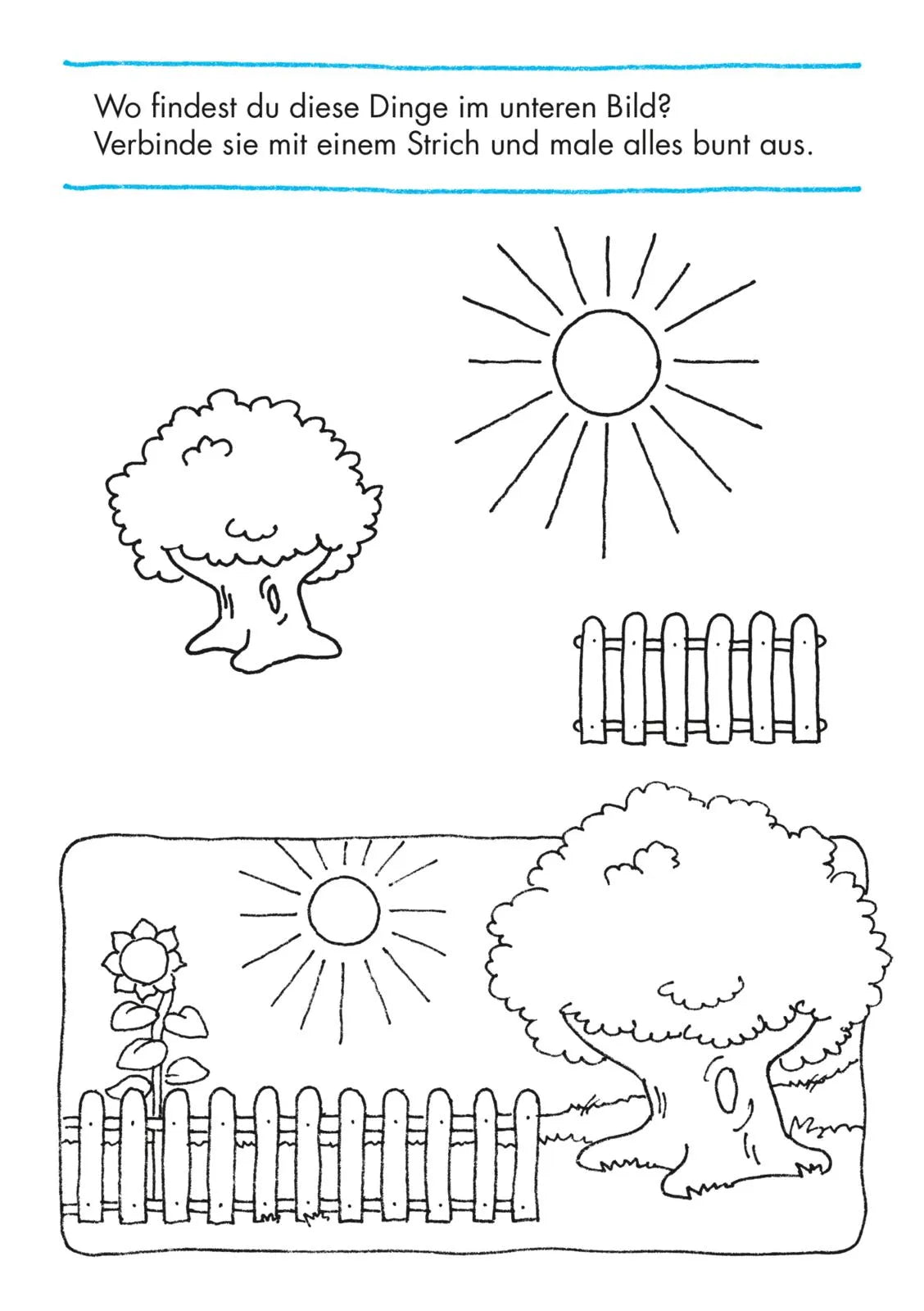 Produktansicht: Mein bunter Kindergarten-Rätselblock (Taschenbuch)