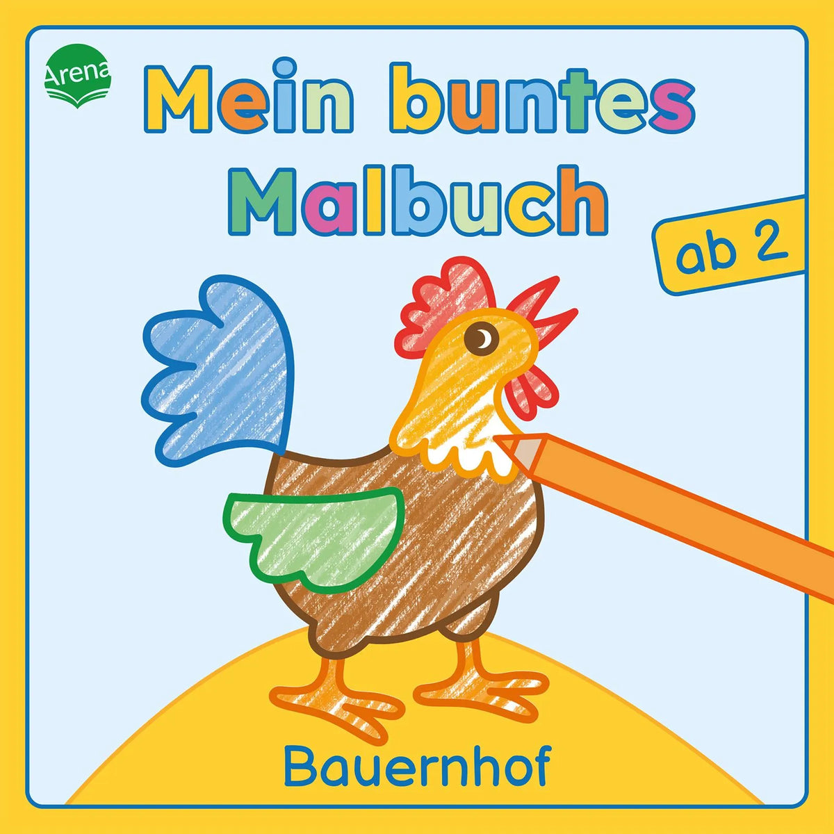 Cover: Mein buntes Malbuch ab 2. Bauernhof (Taschenbuch) von Izabella Markiewicz