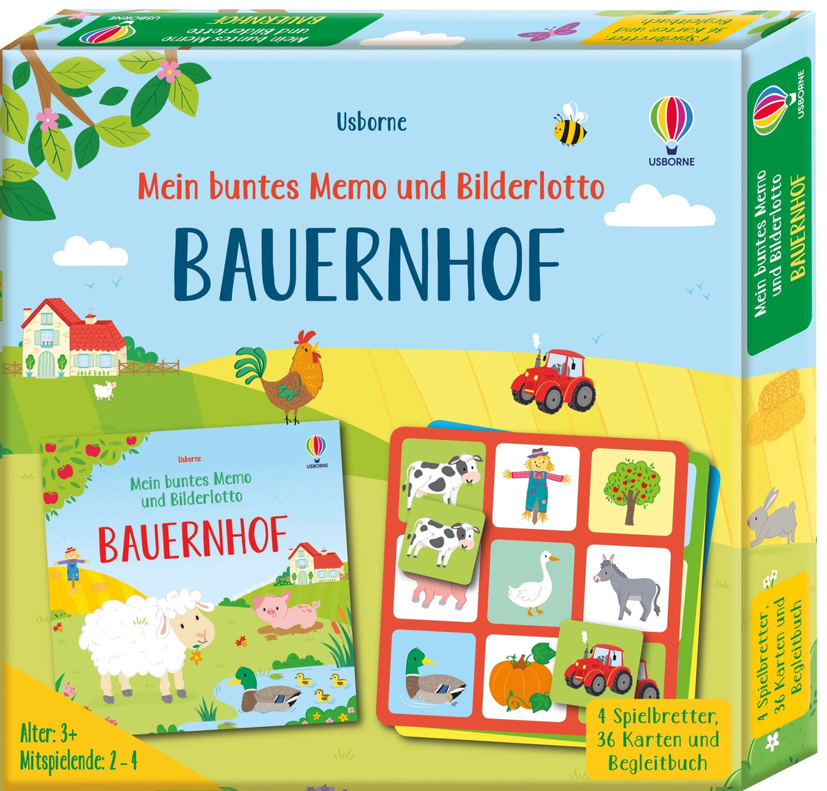 Gesellschaftsspiel: Mein buntes Memo und Bilderlotto: Bauernhof