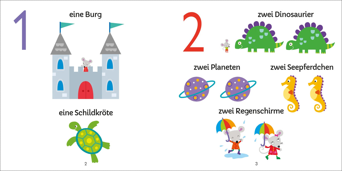 Mein buntes Memo und Bilderlotto: Erste Zahlen – Ansicht