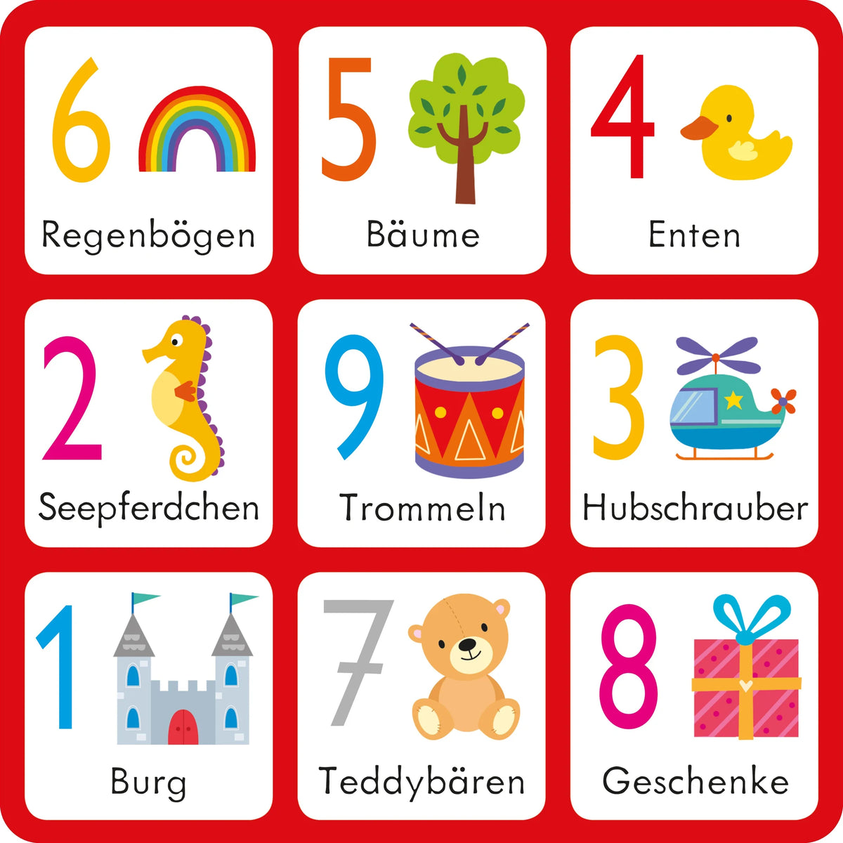 Mein buntes Memo und Bilderlotto: Erste Zahlen – Ansicht