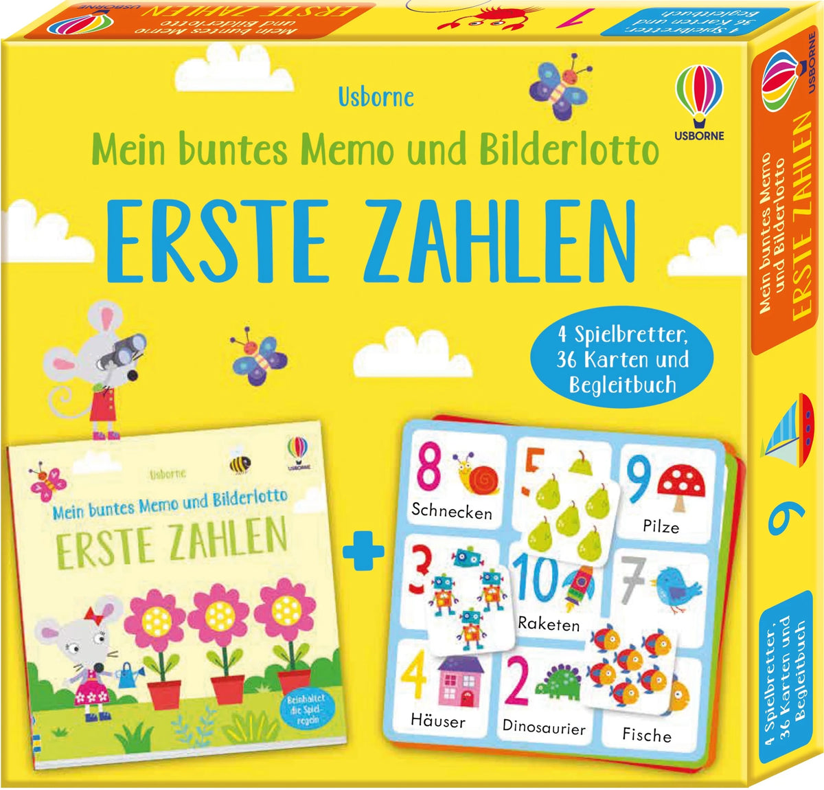 Lernspiel: Mein buntes Memo und Bilderlotto: Erste Zahlen