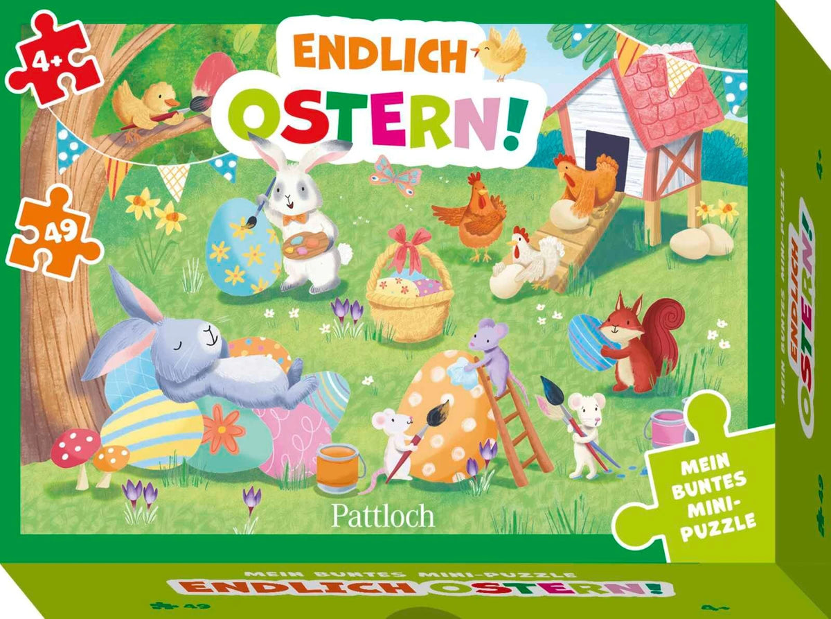 Kinderpuzzle: Mein buntes Mini-Puzzle – Endlich Ostern!