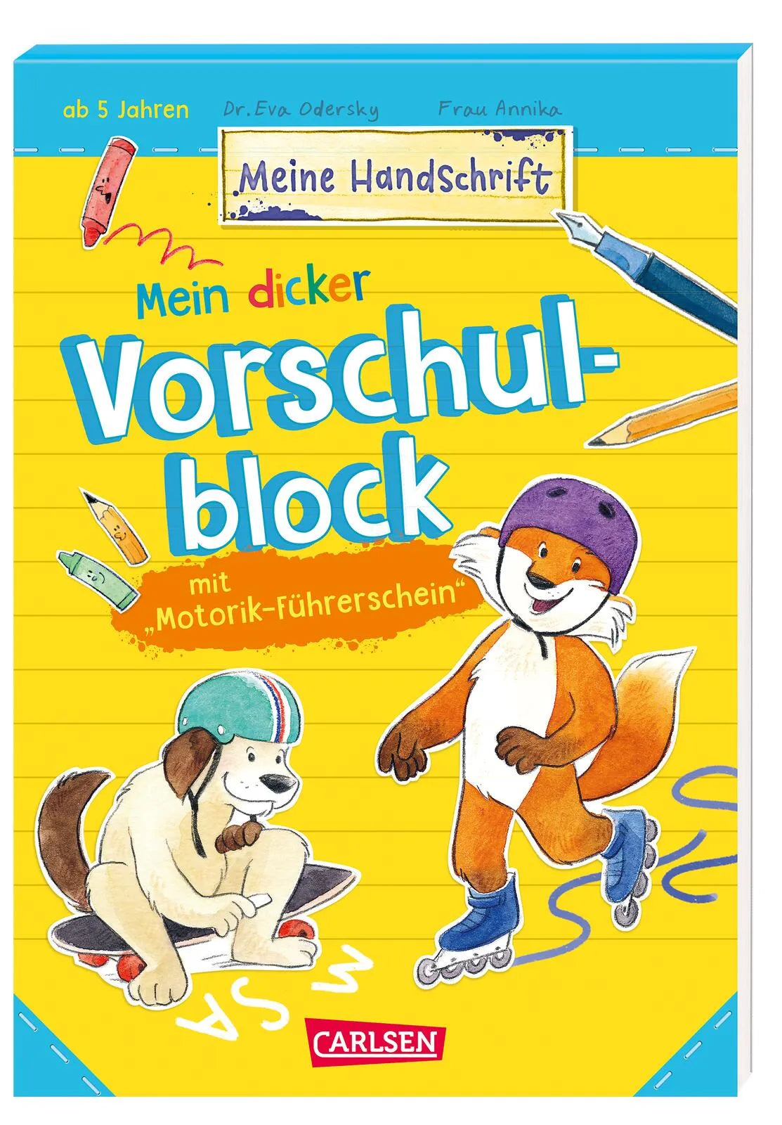Buchcover von 'Mein dicker Vorschulblock mit Motorik-Führerschein' - Taschenbuch von Eva Odersky