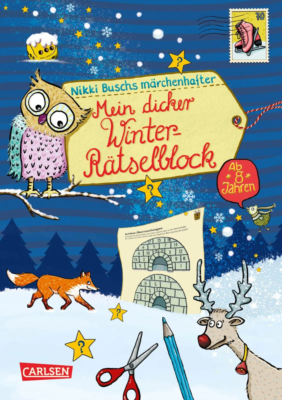 Buchcover von 'Mein dicker Winter-Rätselblock' - Taschenbuch von Nikki Busch