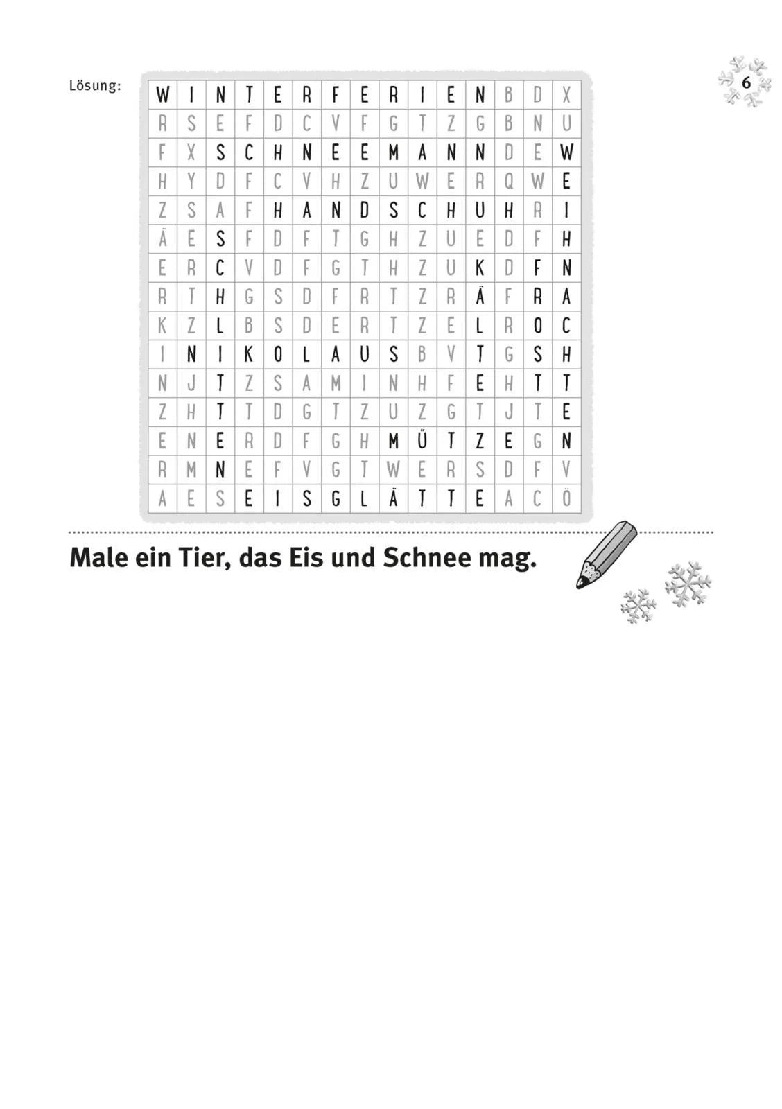 Produktansicht: Mein dicker Winter-Rätselblock (Taschenbuch)
