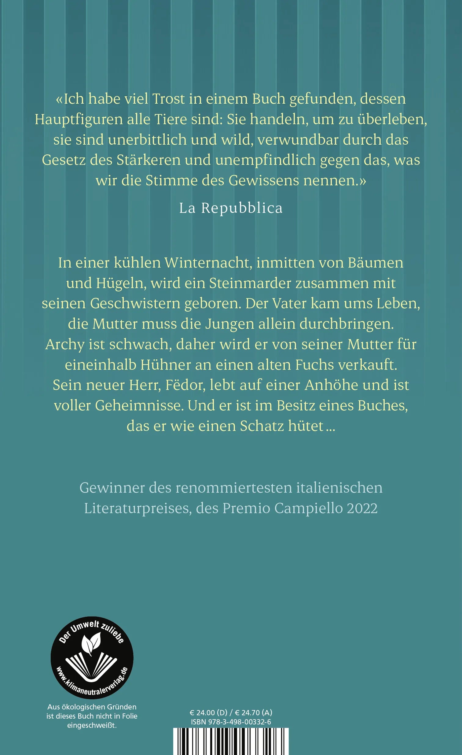 Buchrückseite von 'Mein erstaunlicher Hang zu Fehltritten' mit Klappentext - Gebundene Ausgabe