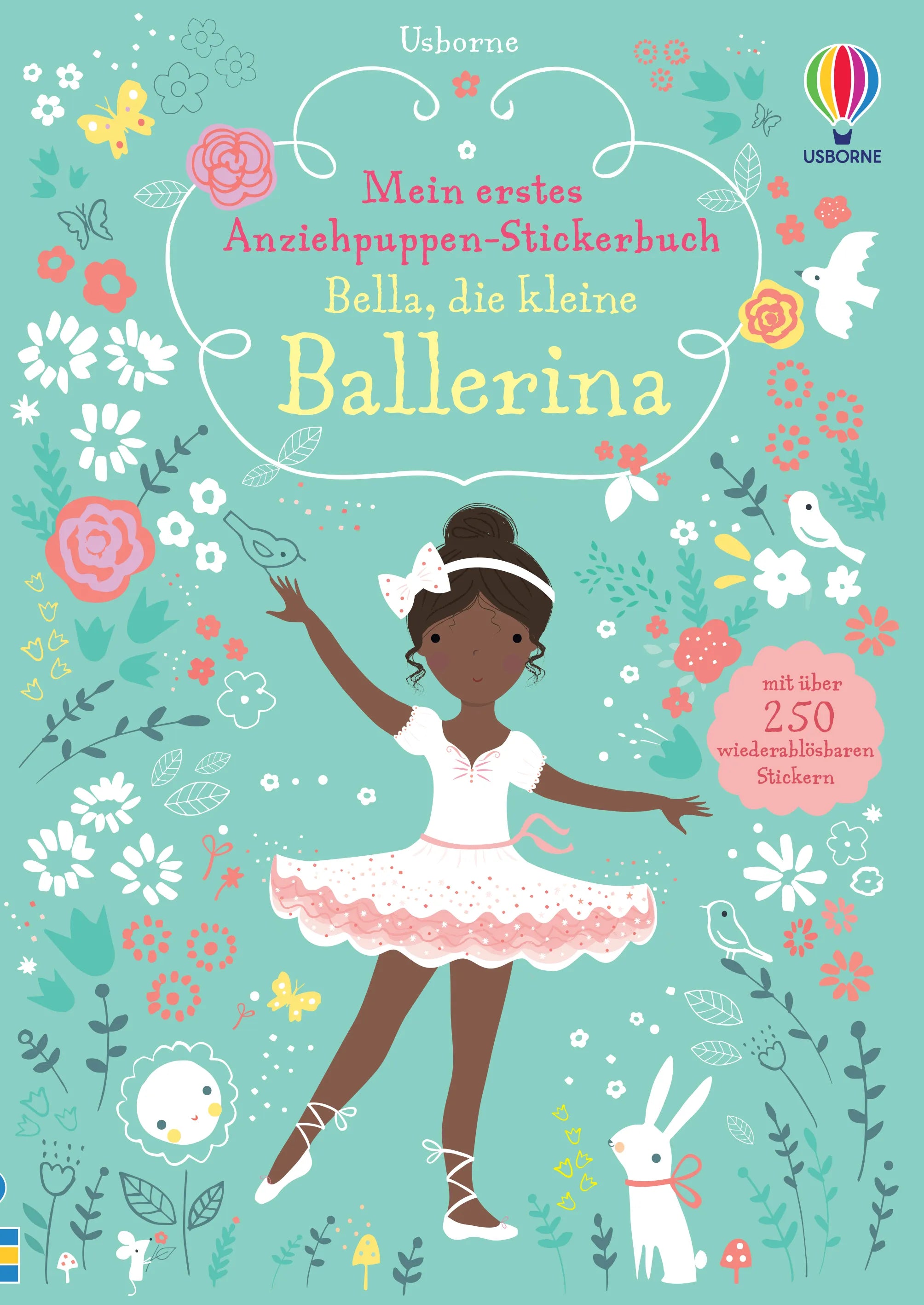 Buchcover von 'Mein erstes Anziehpuppen-Stickerbuch: Bella, die kleine Ballerina' - Taschenbuch von Fiona Watt