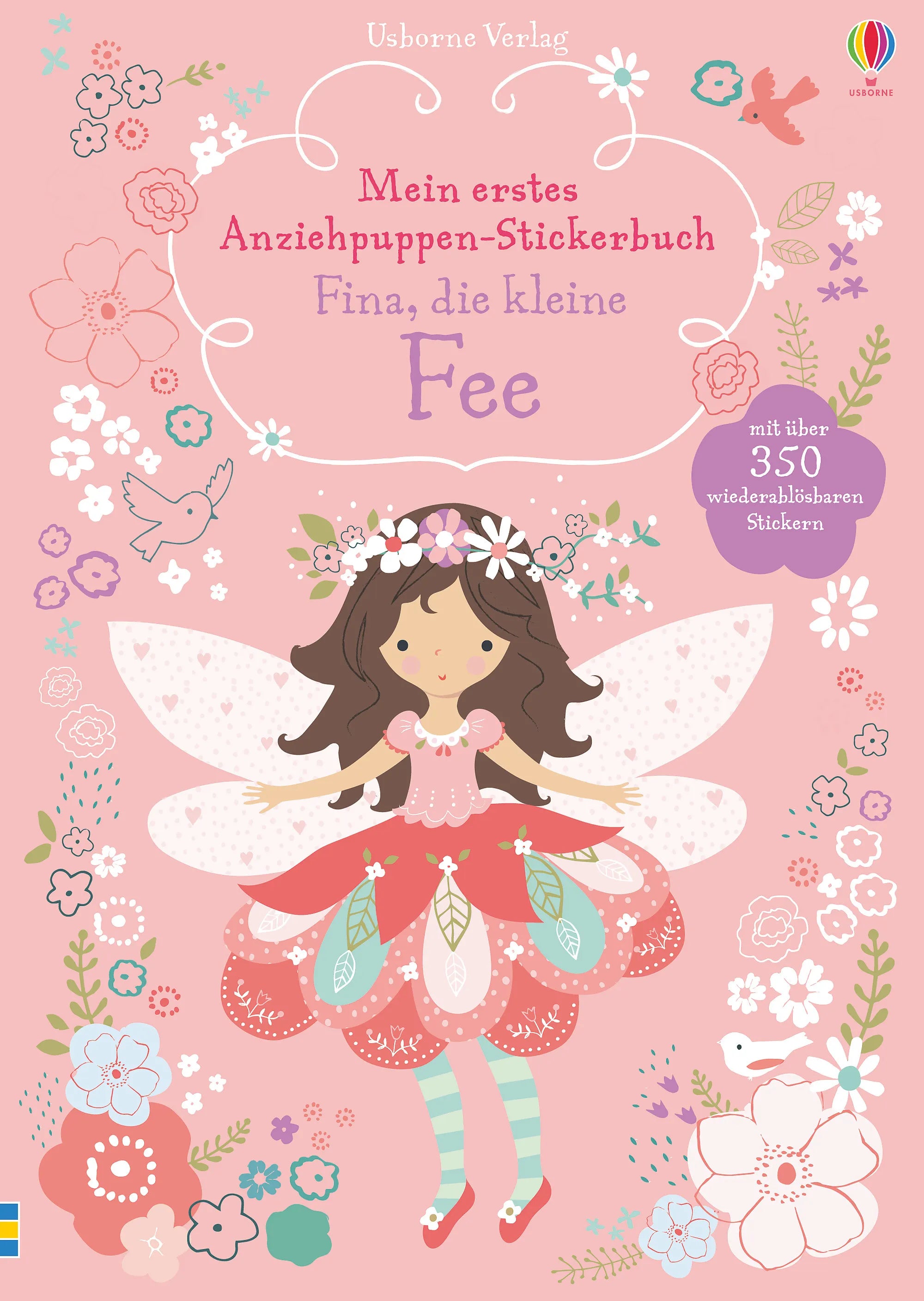 Buchcover von 'Mein erstes Anziehpuppen-Stickerbuch: Fina, die kleine Fee' - Taschenbuch von Fiona Watt