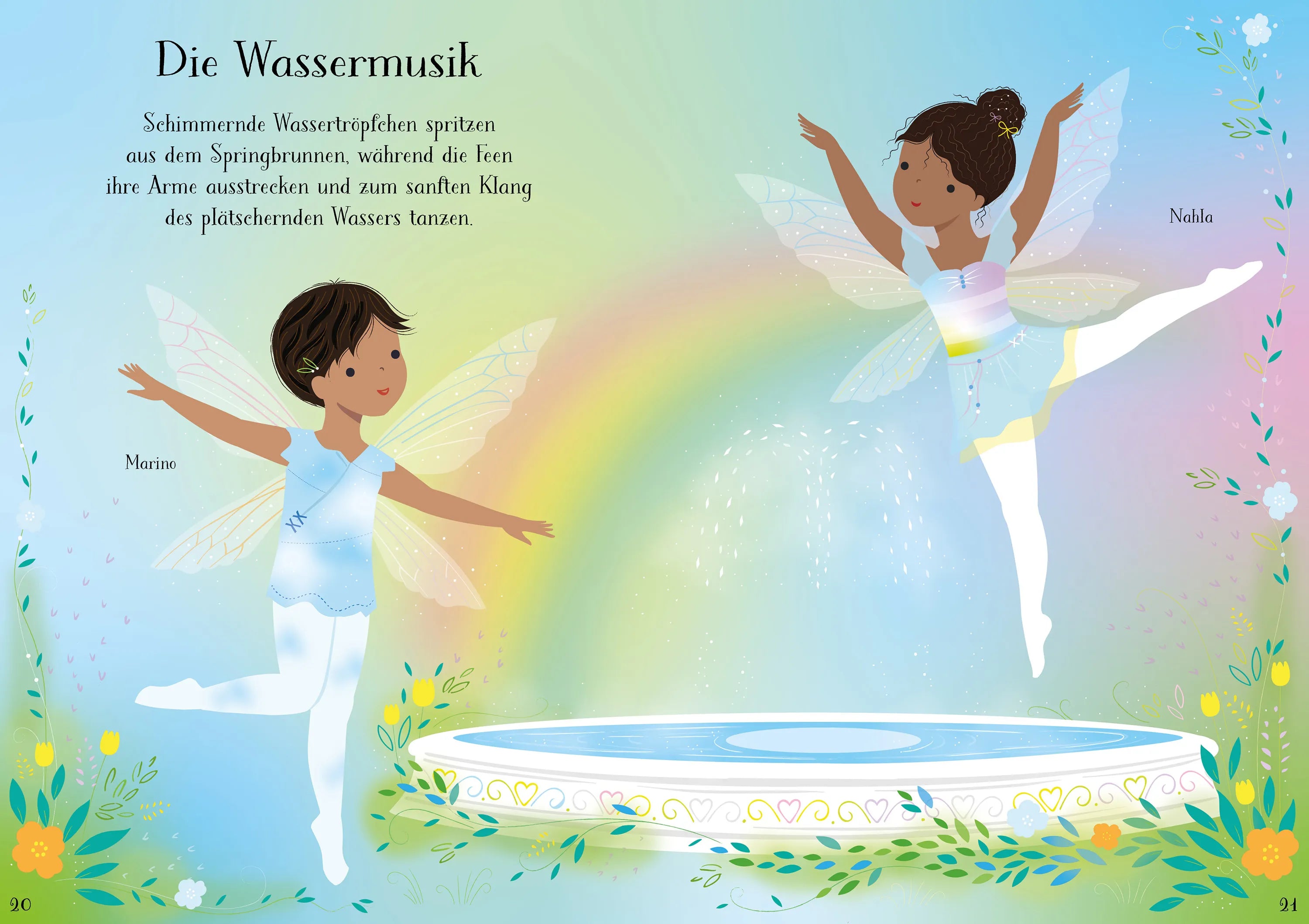 Fiona Watt - Mein erstes Anziehpuppen-Stickerbuch: Flora, die kleine Feen-Ballerina