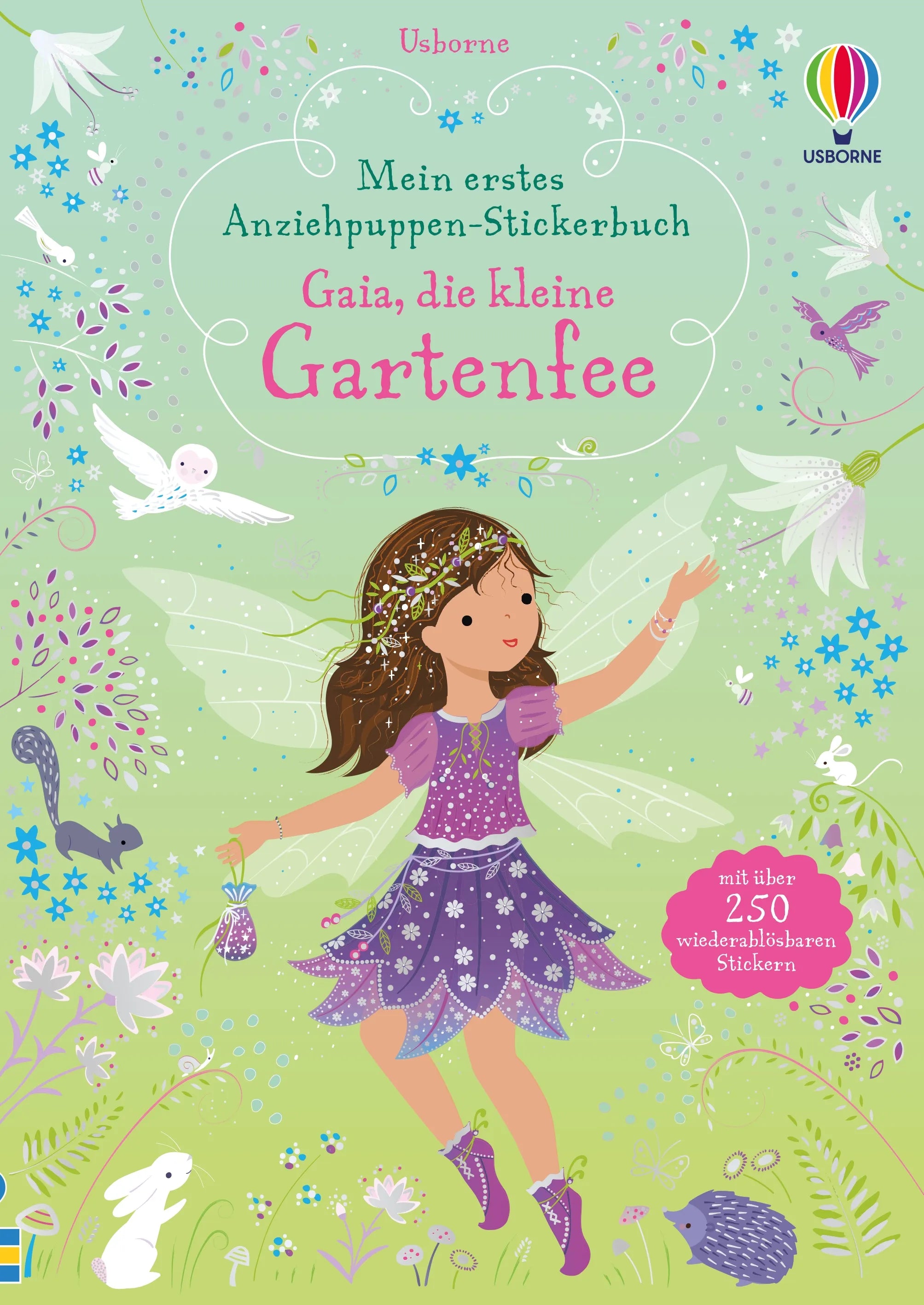 Cover: Mein erstes Anziehpuppen-Stickerbuch: Gaia, die kleine Gartenfee (Taschenbuch) von Fiona Watt