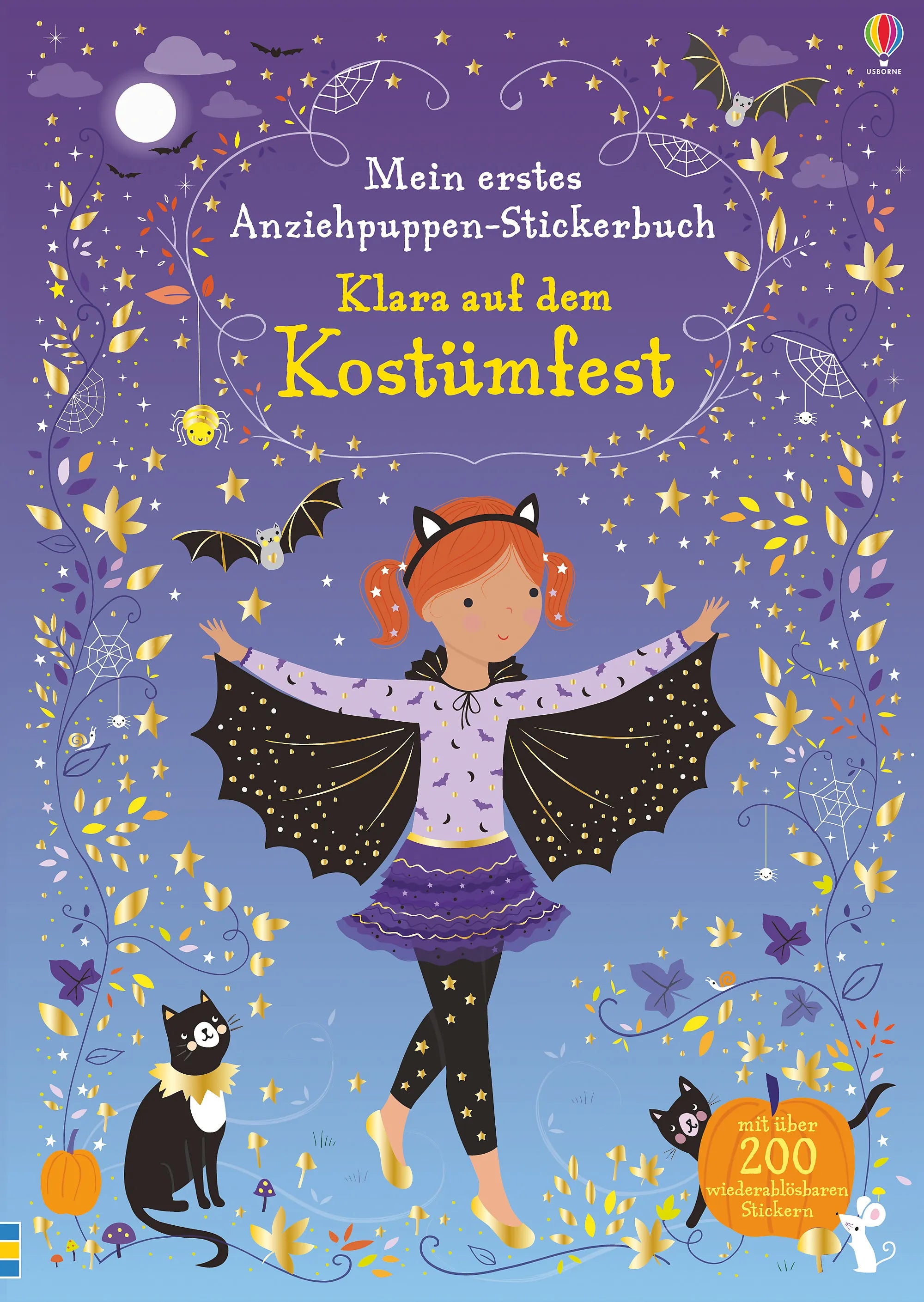 Buchcover von 'Mein erstes Anziehpuppen-Stickerbuch: Klara auf dem Kostümfest' - Taschenbuch von Fiona Watt