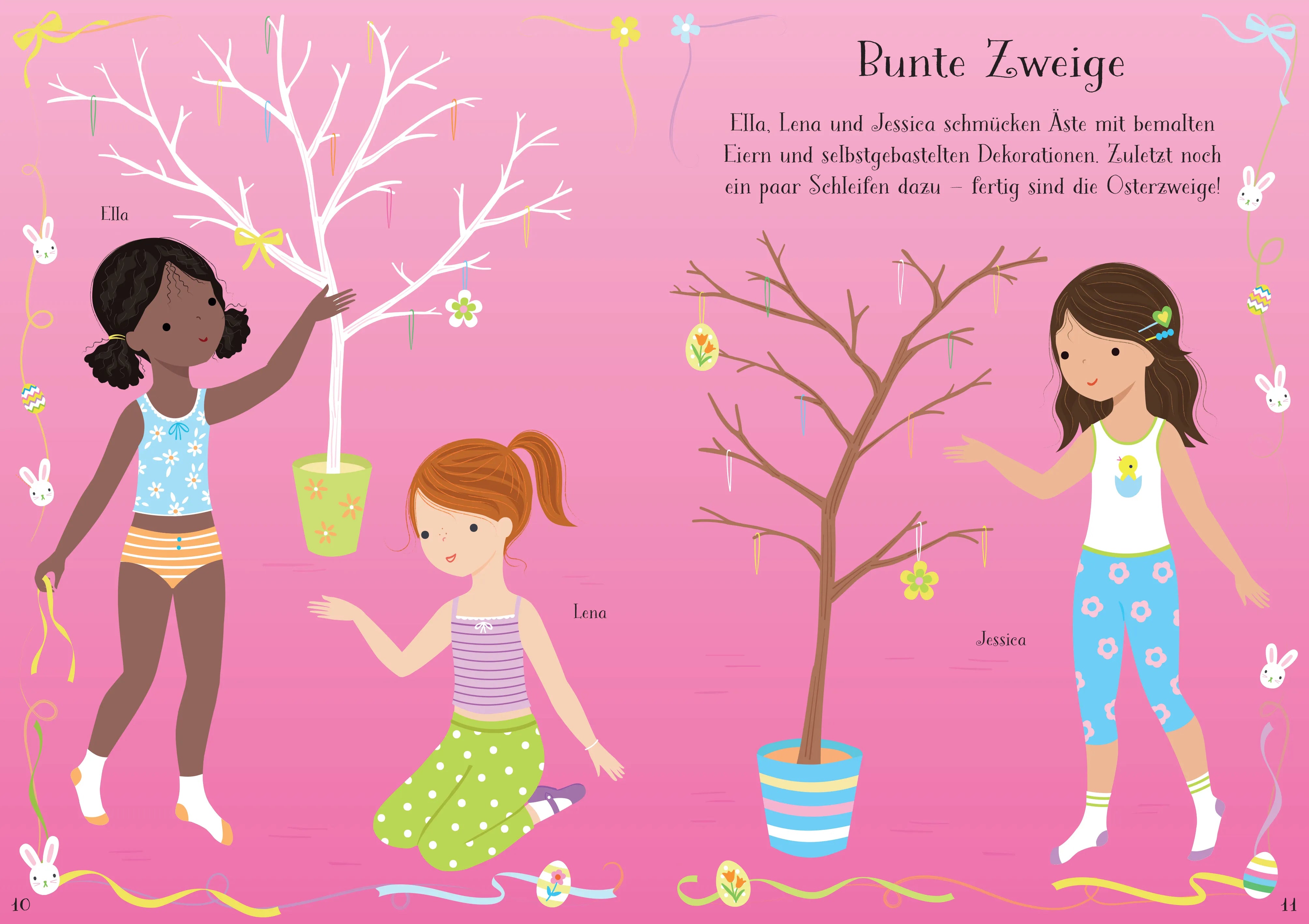 Fiona Watt - Mein erstes Anziehpuppen-Stickerbuch: Olivia feiert Ostern