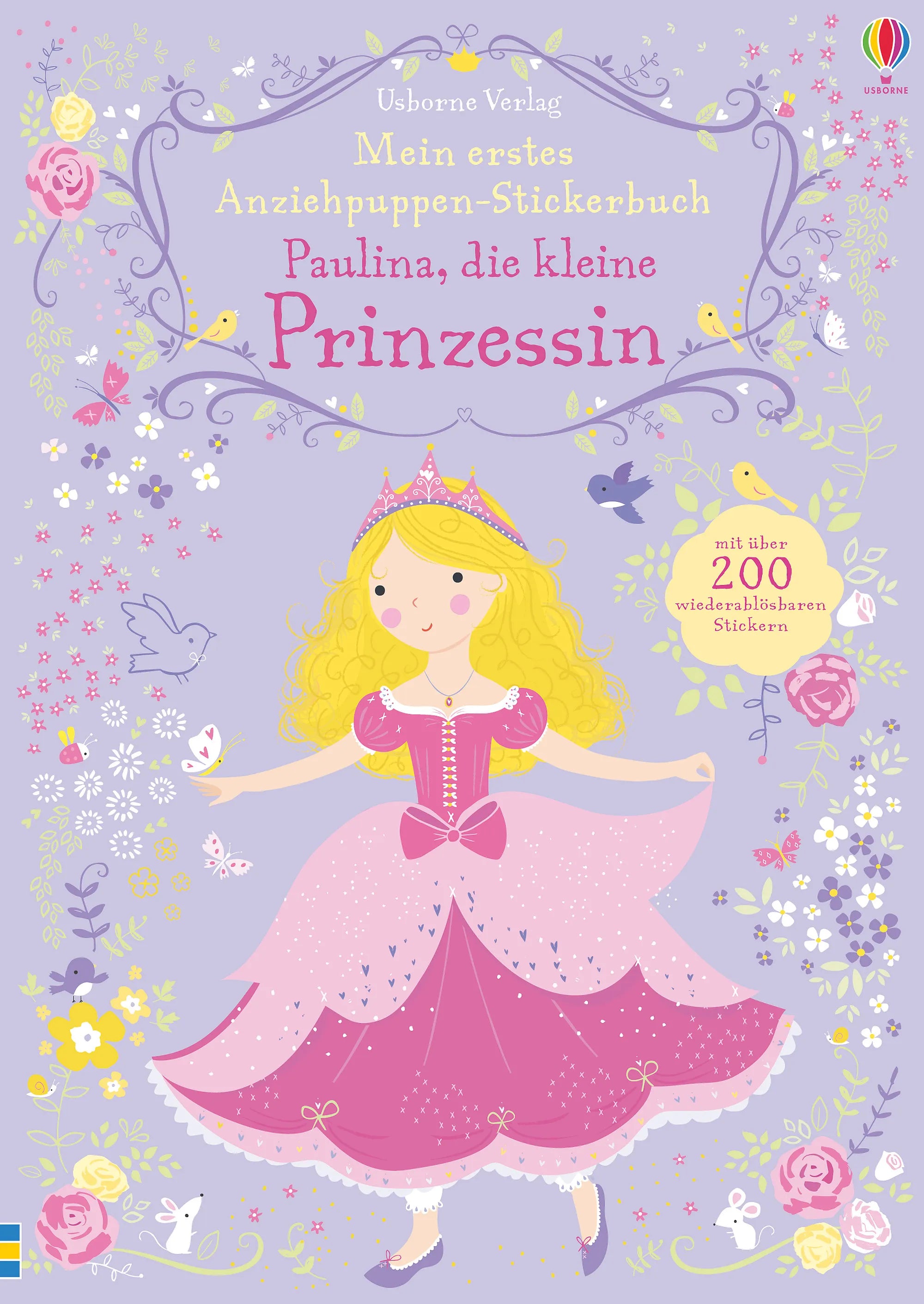 Buchcover von 'Mein erstes Anziehpuppen-Stickerbuch: Paulina, die kleine Prinzessin' - Taschenbuch von Fiona Watt