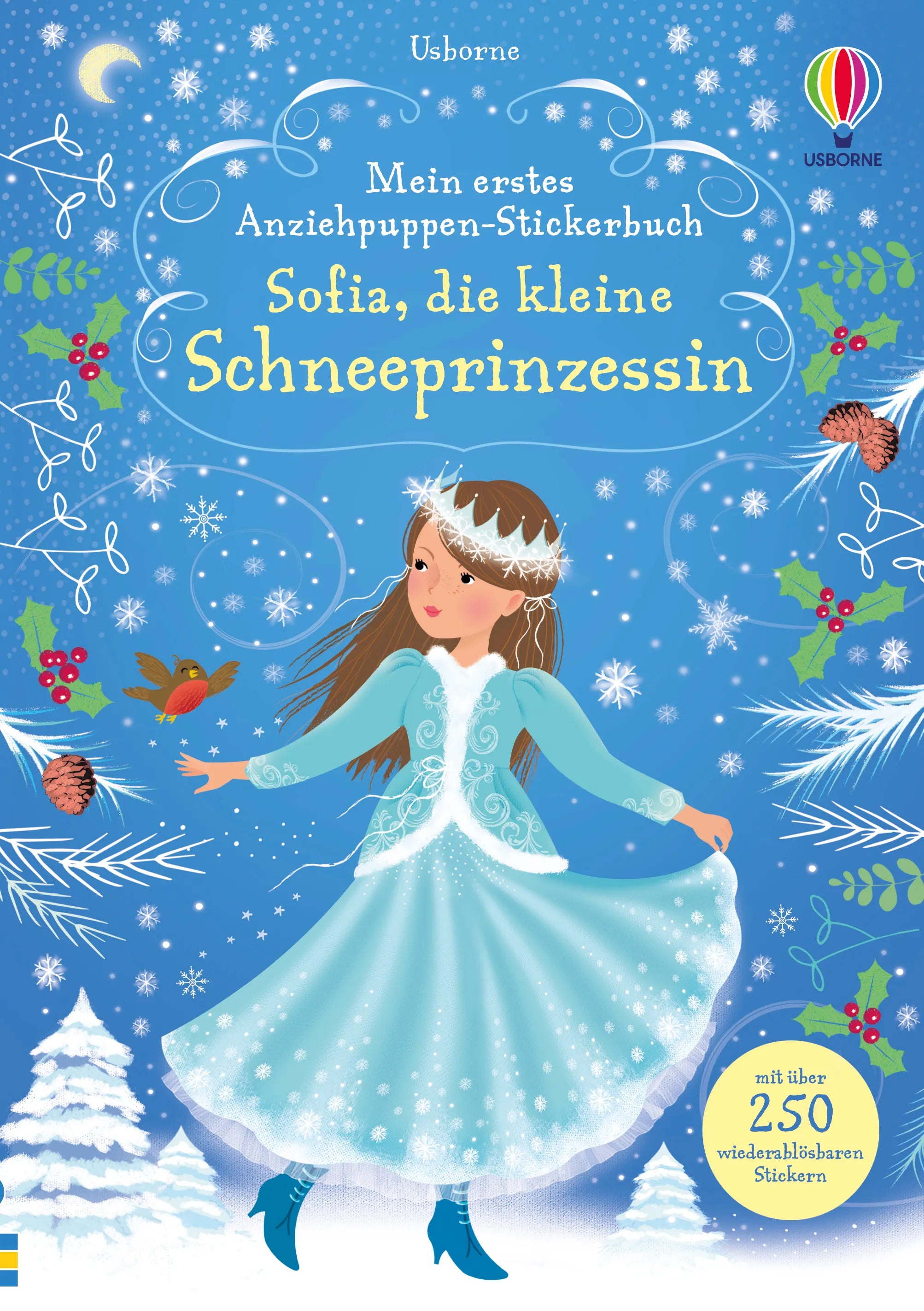 Buchcover von 'Mein erstes Anziehpuppen-Stickerbuch: Sofia, die kleine Schneeprinzessin' - Taschenbuch von Fiona Watt