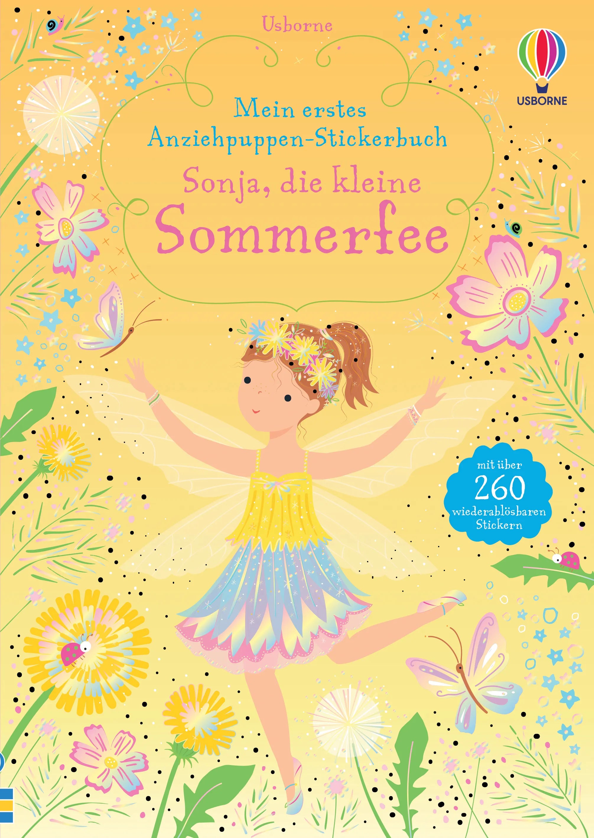Buchcover von 'Mein erstes Anziehpuppen-Stickerbuch: Sonja, die kleine Sommerfee' - Taschenbuch von Fiona Watt