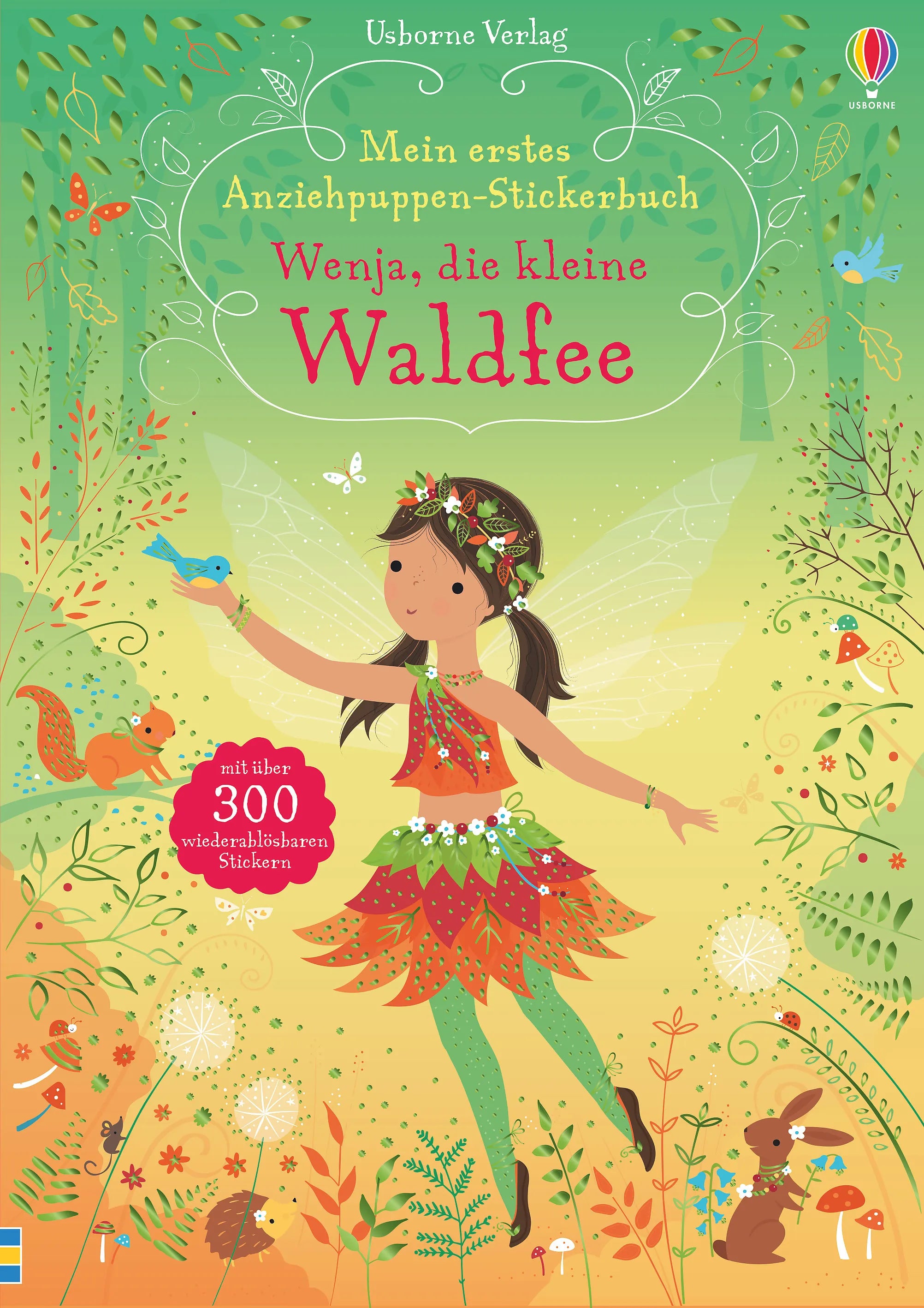 Buchcover von 'Mein erstes Anziehpuppen-Stickerbuch: Wenja, die kleine Waldfee' - Taschenbuch von Fiona Watt