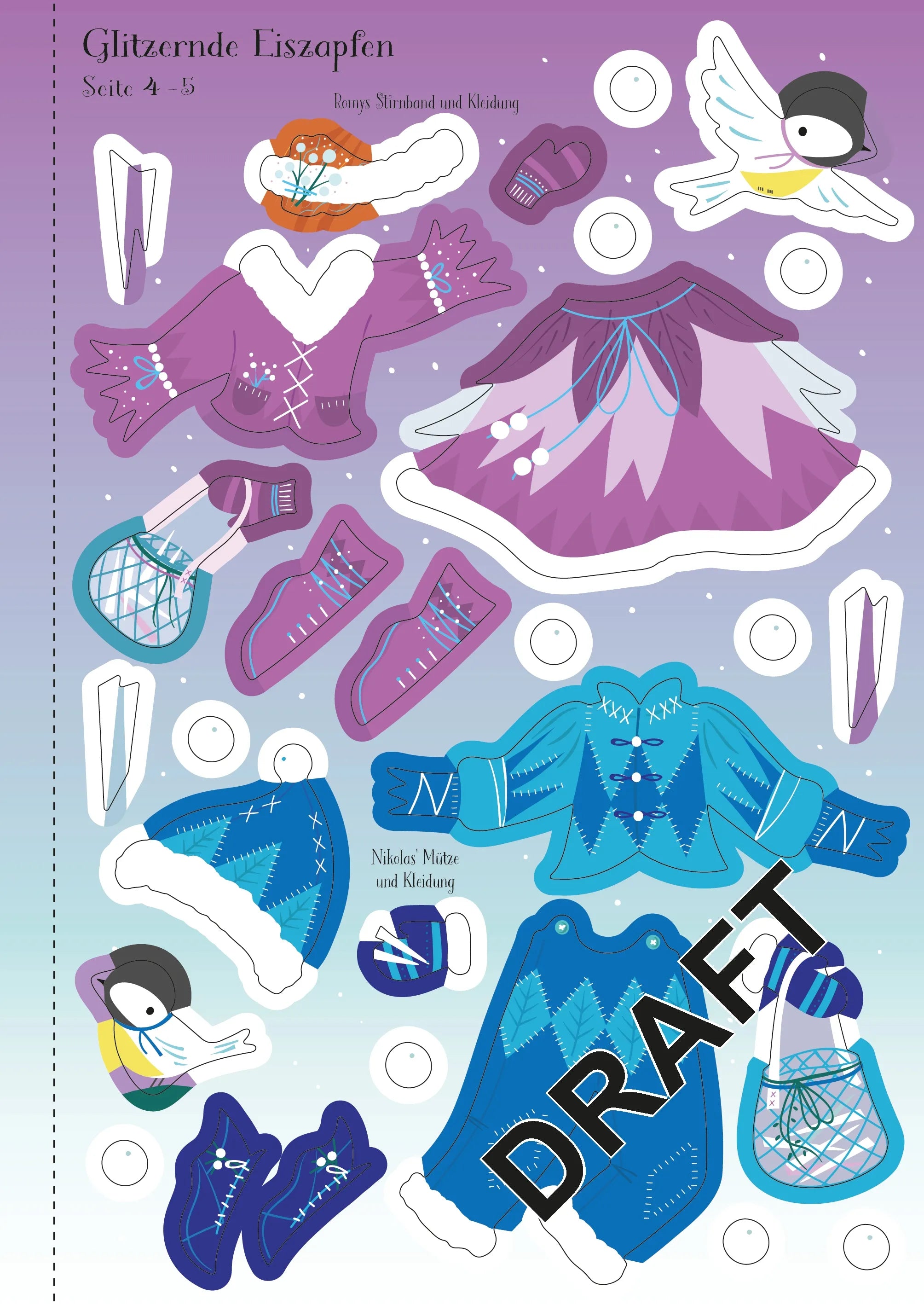 Detailansicht: Mein erstes Anziehpuppen-Stickerbuch: Wilma, die Weihnachtsfee (Taschenbuch)