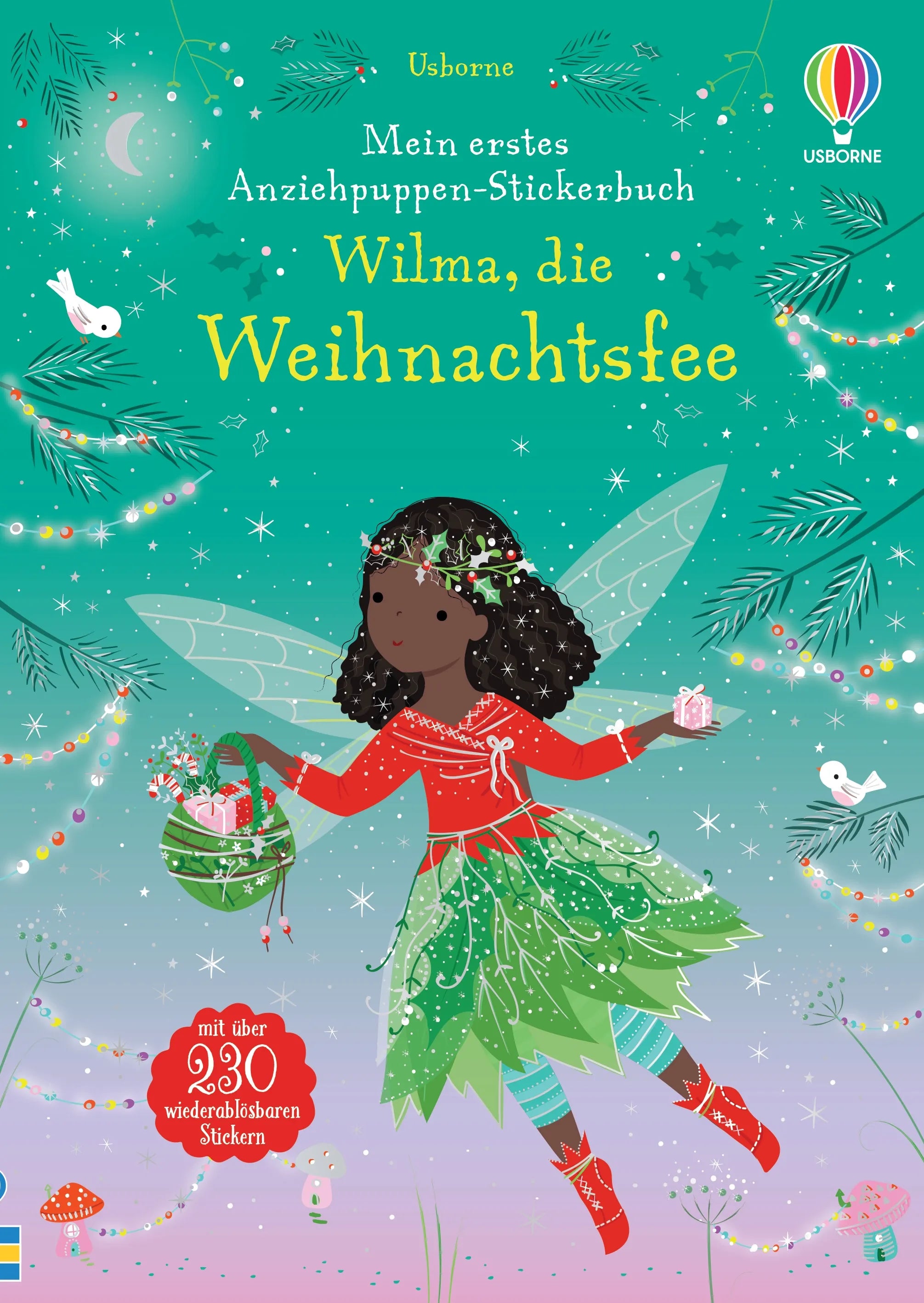 Cover: Mein erstes Anziehpuppen-Stickerbuch: Wilma, die Weihnachtsfee (Taschenbuch) von Fiona Watt