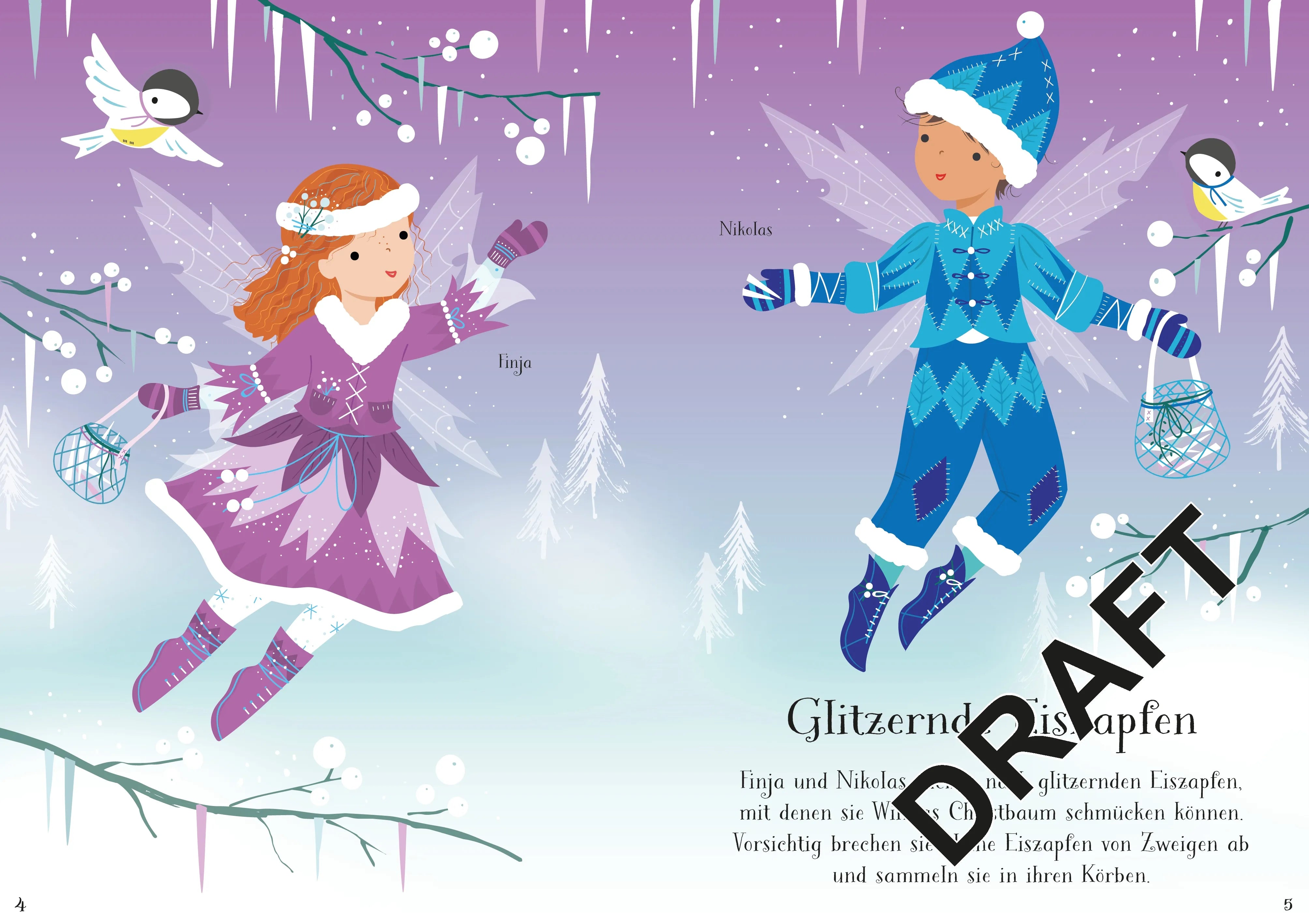 Detailansicht: Mein erstes Anziehpuppen-Stickerbuch: Wilma, die Weihnachtsfee (Taschenbuch)