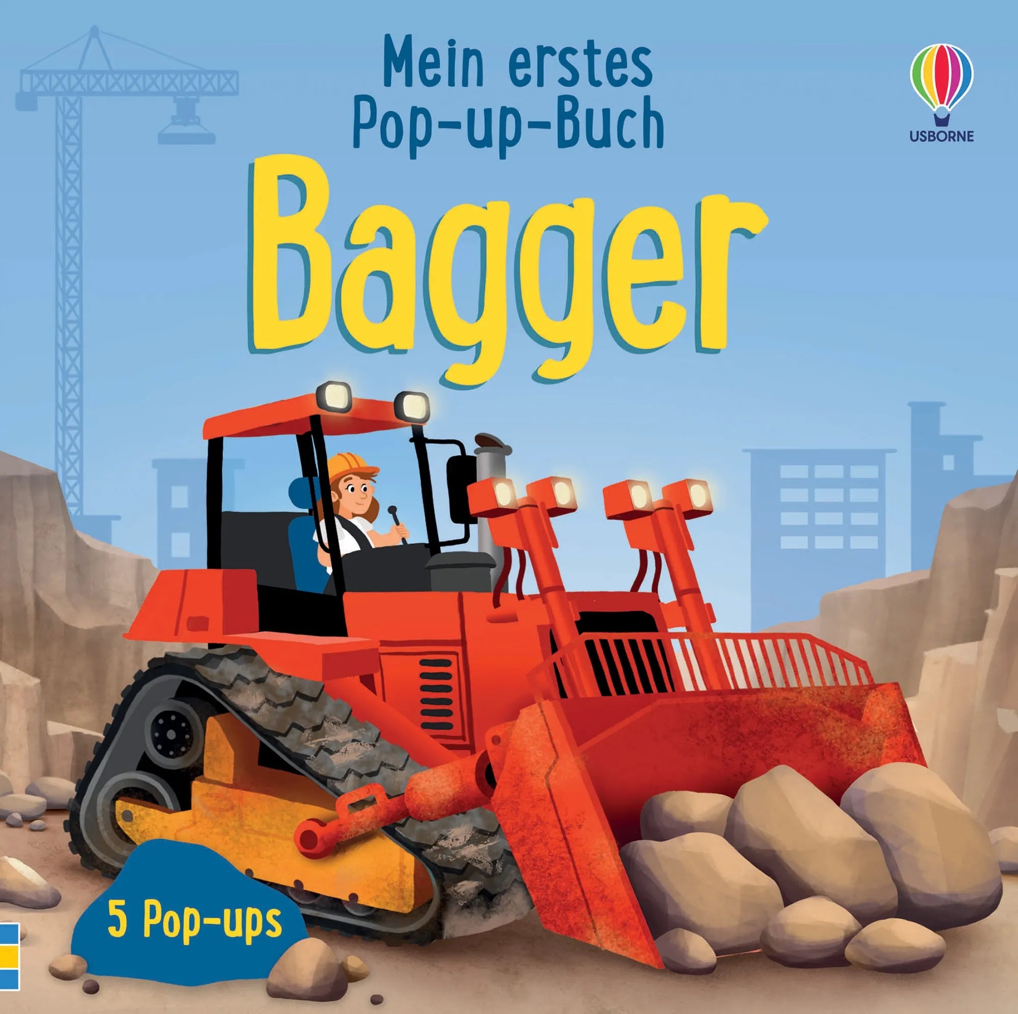 Cover: Mein erstes Pop-up-Buch: Bagger (Hardcover) von Micaela Tapsell