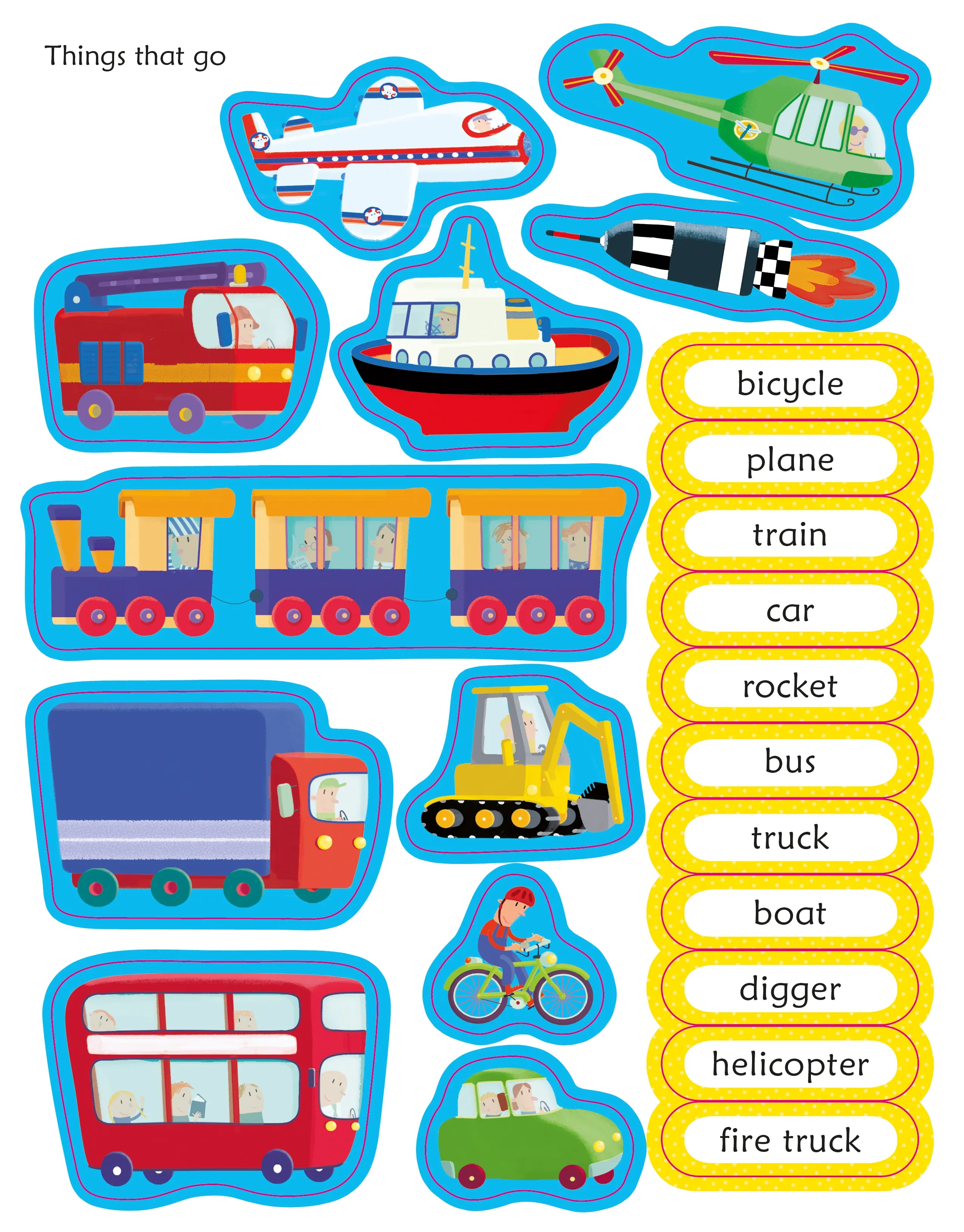 Produktansicht: Mein erstes Stickerbuch: 100 englische Wörter (Taschenbuch)