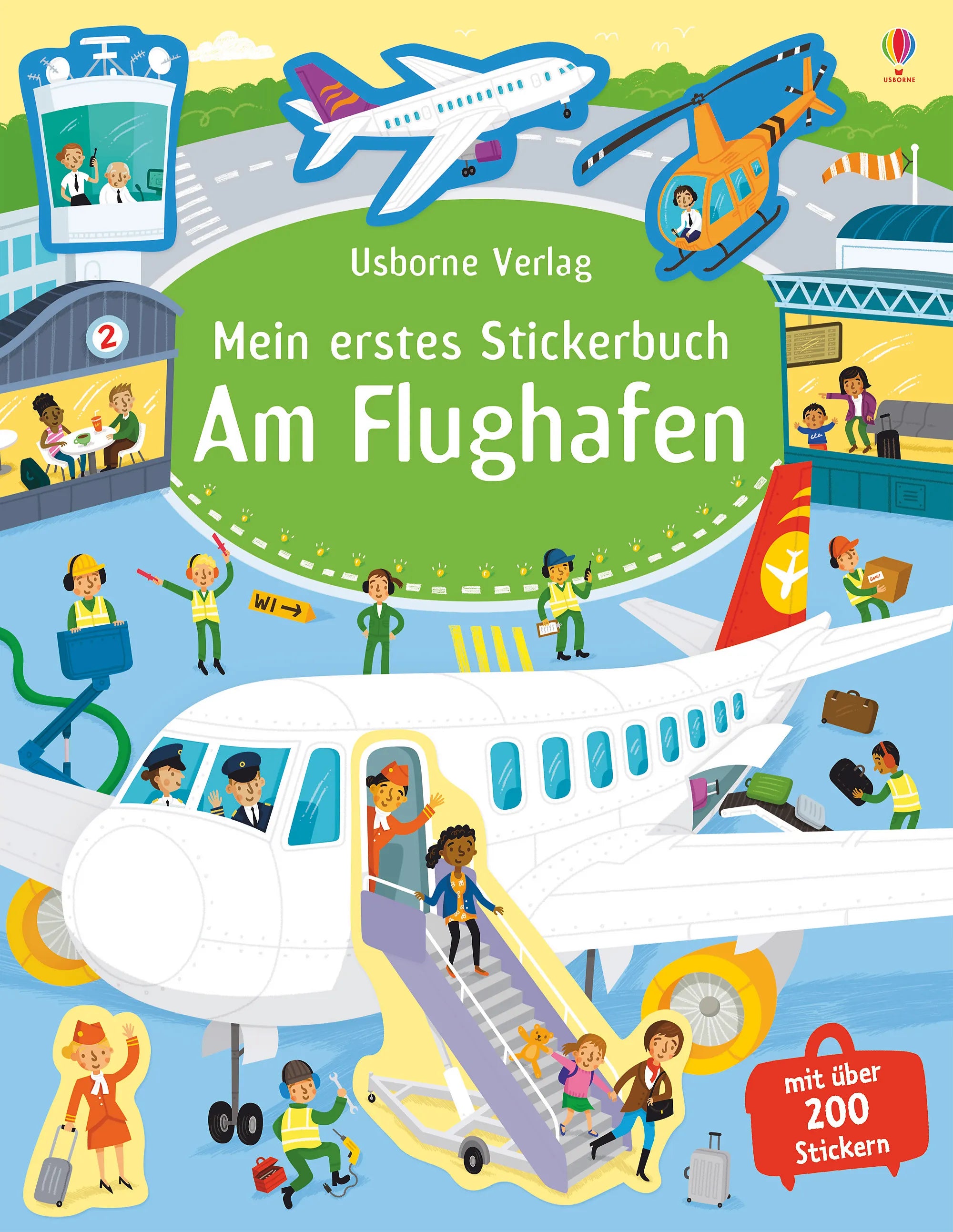 Buchcover von 'Mein erstes Stickerbuch: Am Flughafen' - Taschenbuch von Sam Smith