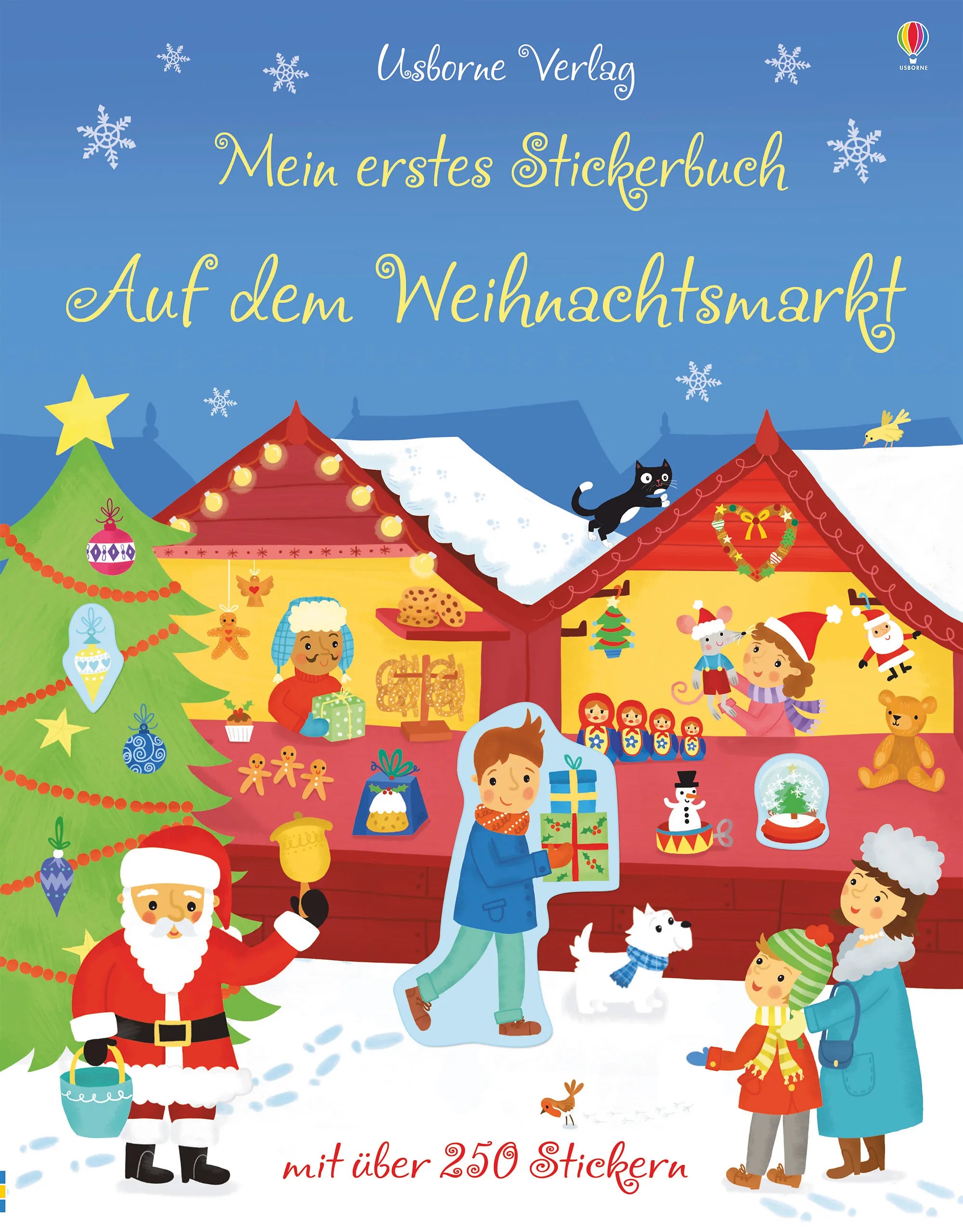 Buchcover von 'Mein erstes Stickerbuch: Auf dem Weihnachtsmarkt' - Taschenbuch von James Maclaine