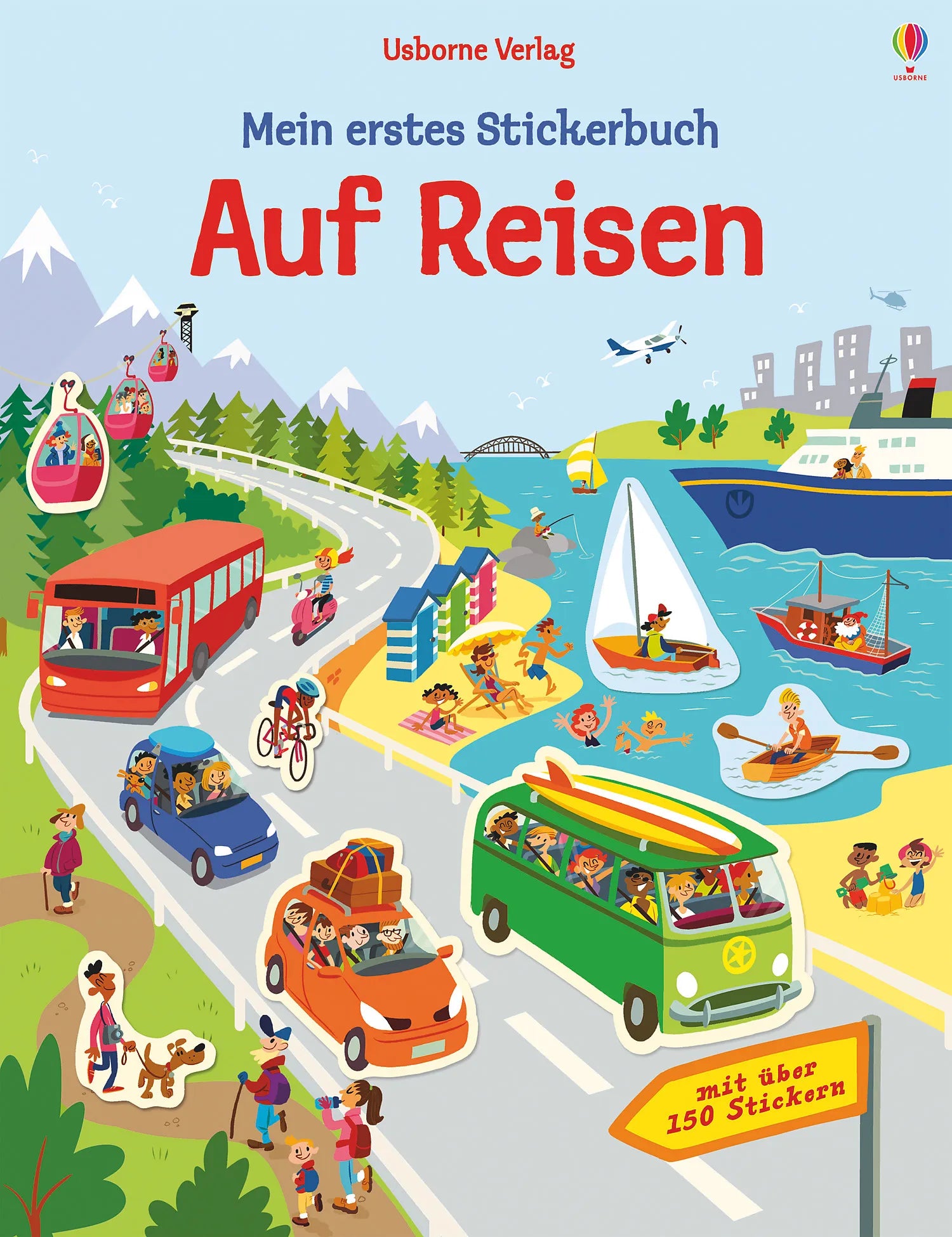 Buchcover von 'Mein erstes Stickerbuch: Auf Reisen' - Taschenbuch von Hannah Watson