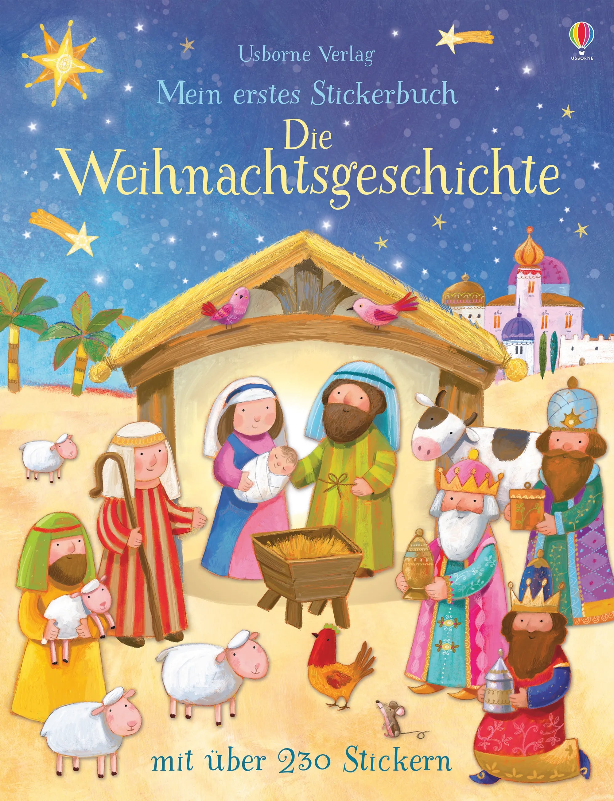 Buchcover von 'Mein erstes Stickerbuch: Die Weihnachtsgeschichte' - Taschenbuch von Felicity Brooks