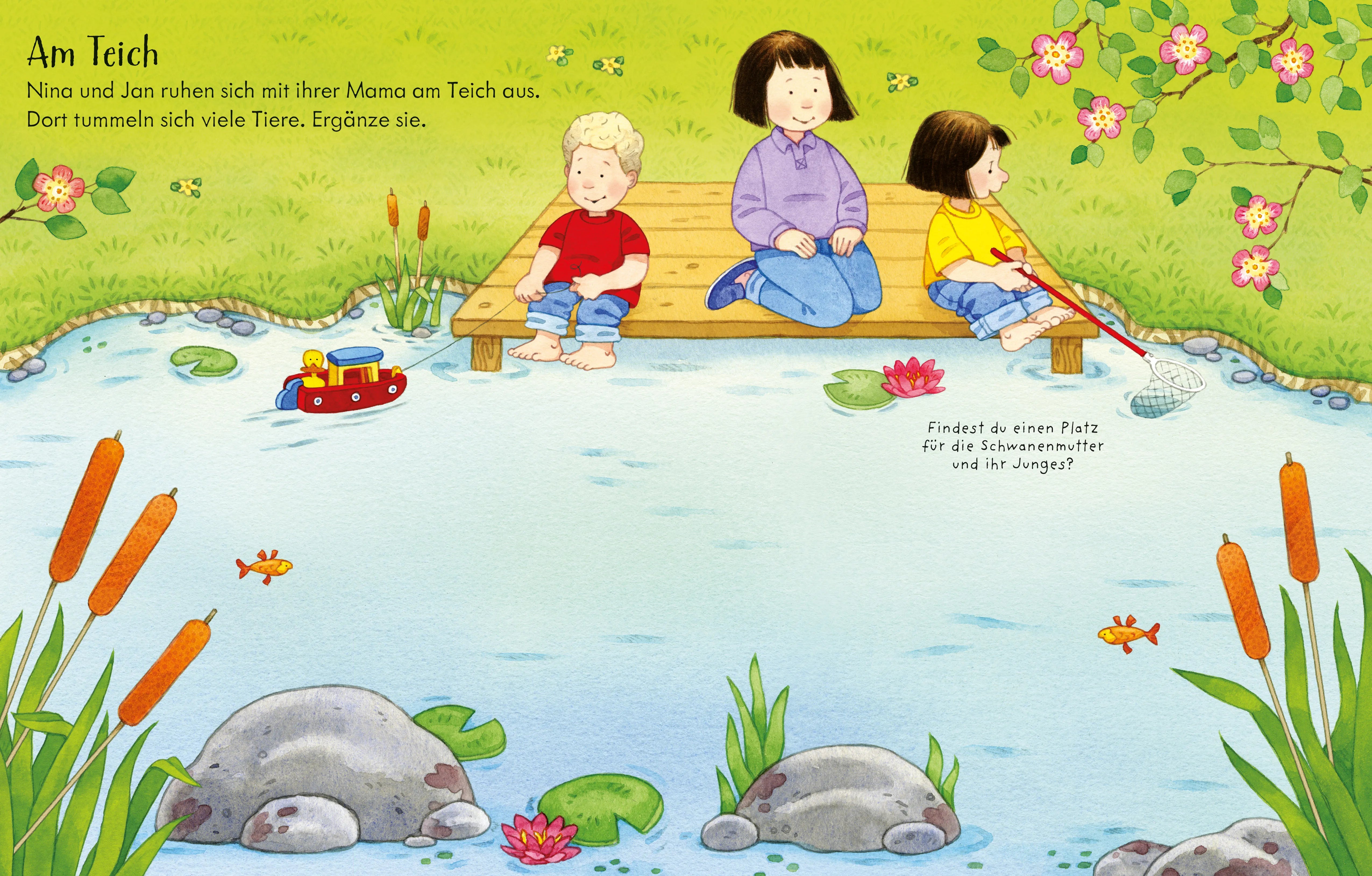 Kate Nolan - Mein erstes Stickerbuch: Draußen in der Natur