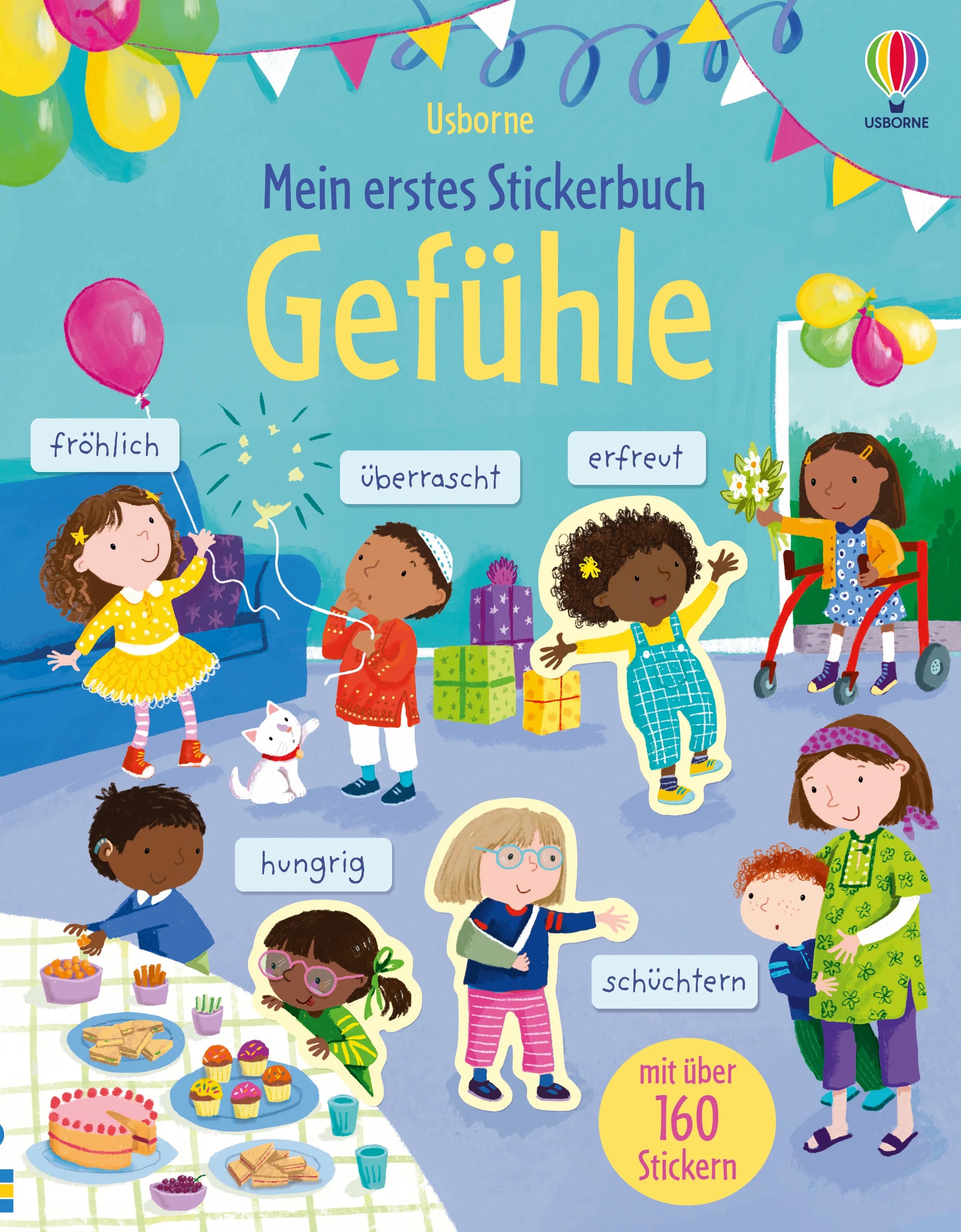 Buchcover von 'Mein erstes Stickerbuch: Gefühle' - Taschenbuch von Holly Bathie