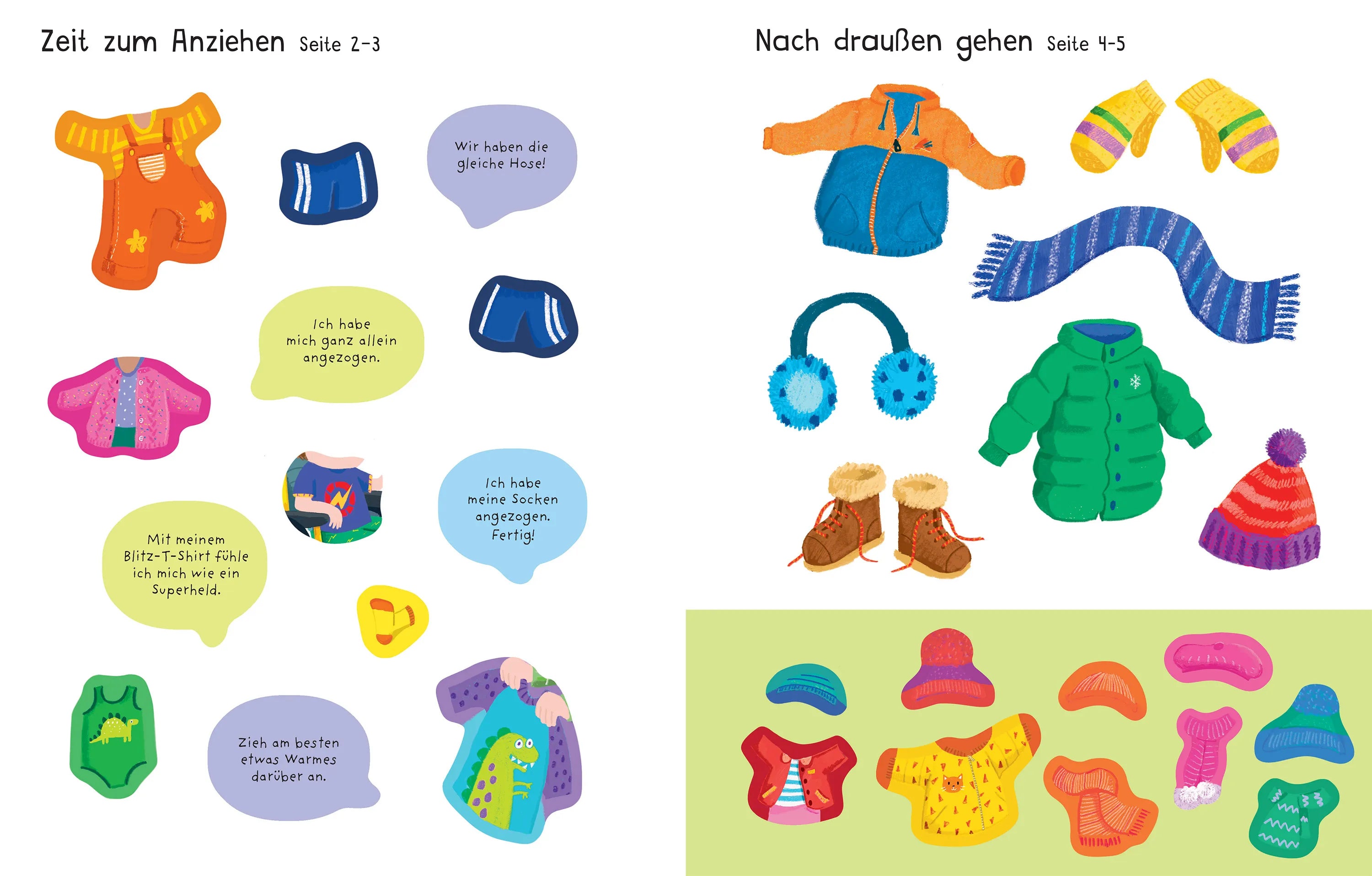 Jessica Greenwell - Mein erstes Stickerbuch: Ich ziehe mich an