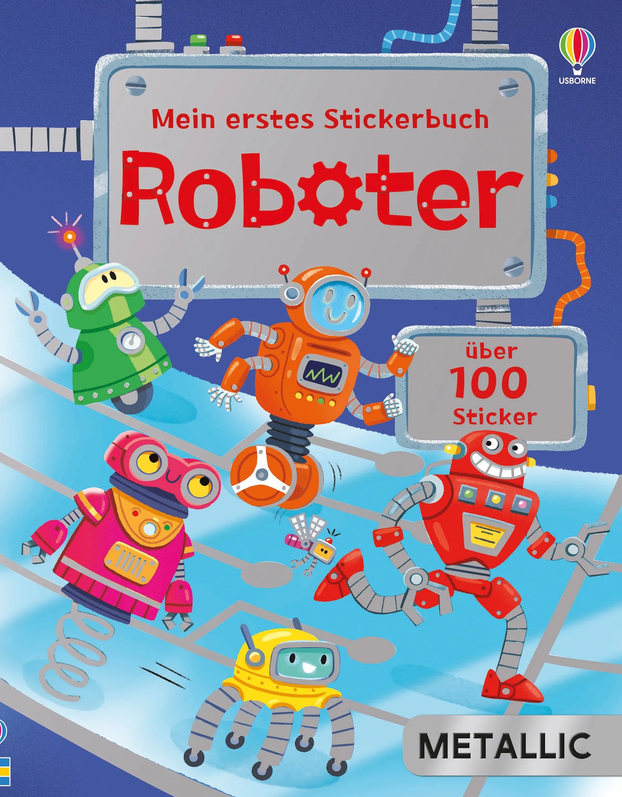 Cover: Mein erstes Stickerbuch METALLIC: Roboter (Taschenbuch) von Alice Beecham