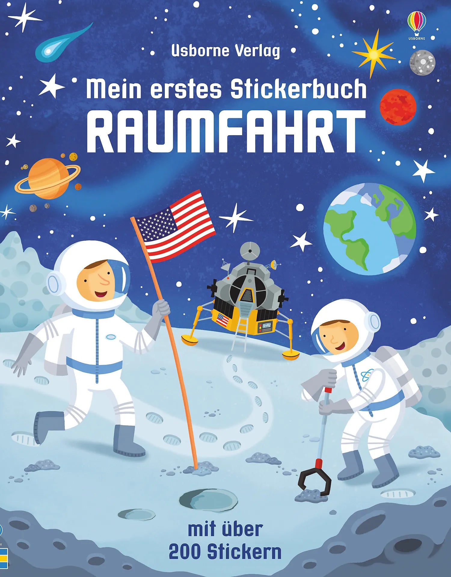 Buchcover von 'Mein erstes Stickerbuch: Raumfahrt' - Taschenbuch von Sam Smith
