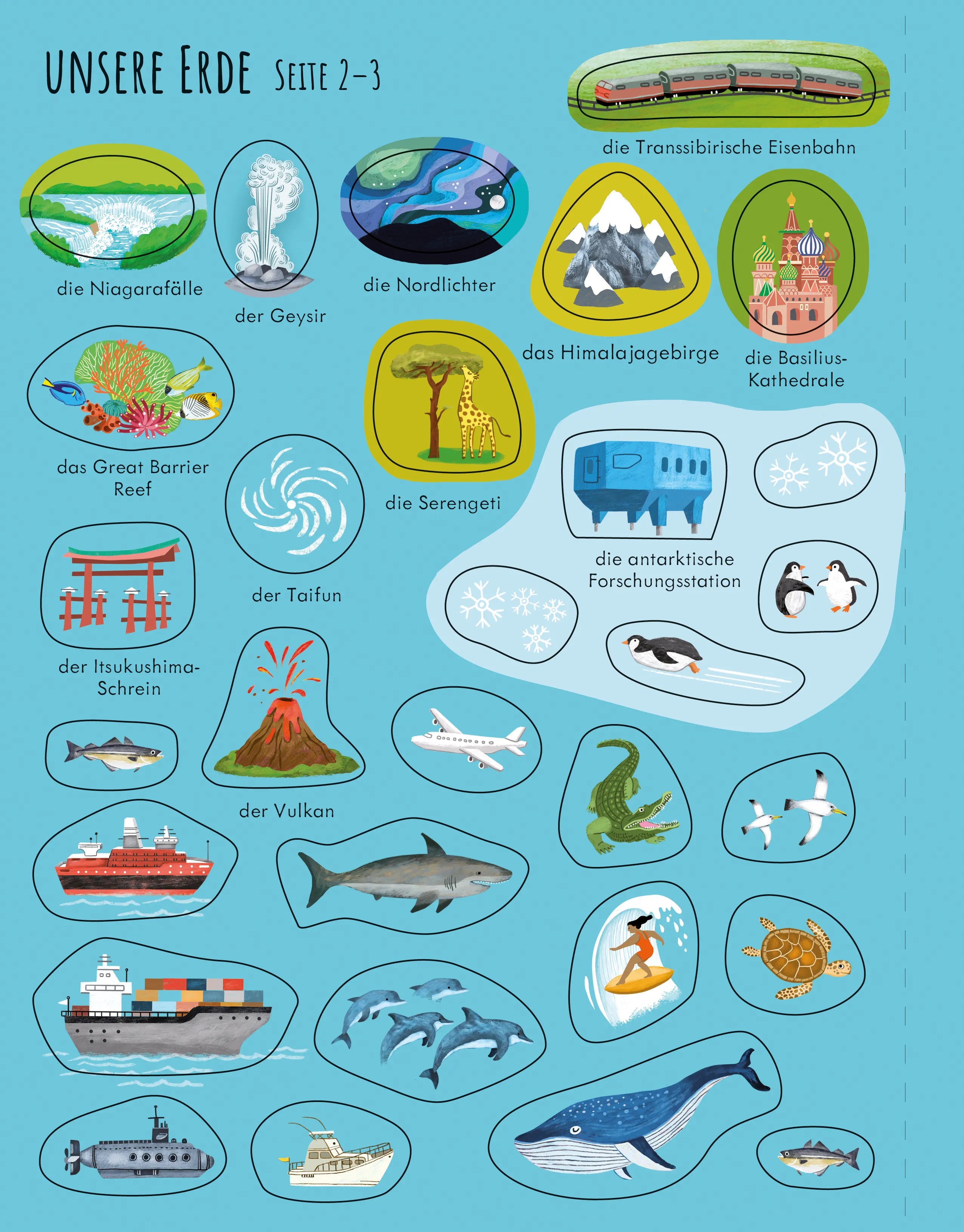 Produktansicht: Mein erstes Stickerbuch: Unsere Erde (Taschenbuch)