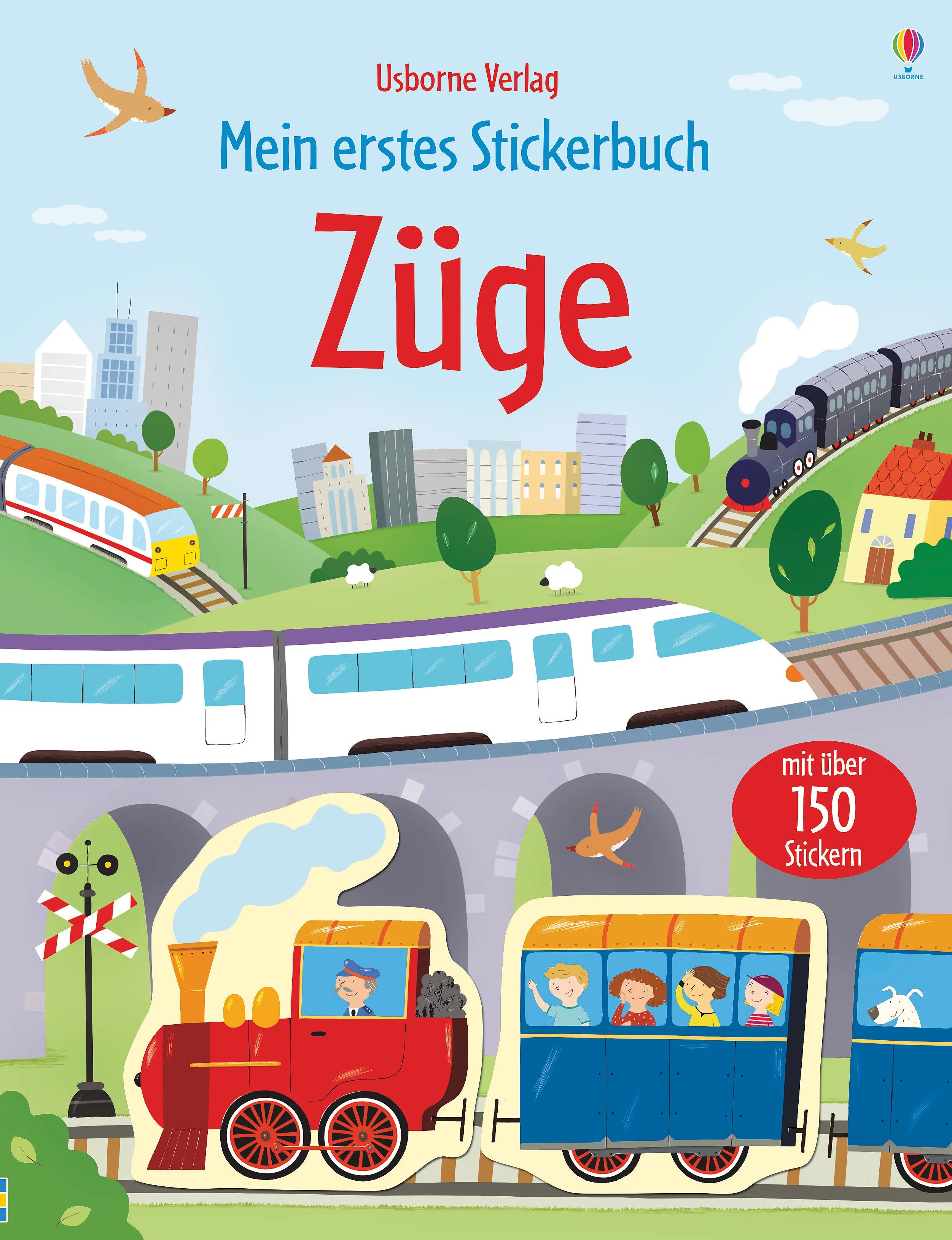 Buchcover von 'Mein erstes Stickerbuch: Züge' - Taschenbuch von Sam Taplin