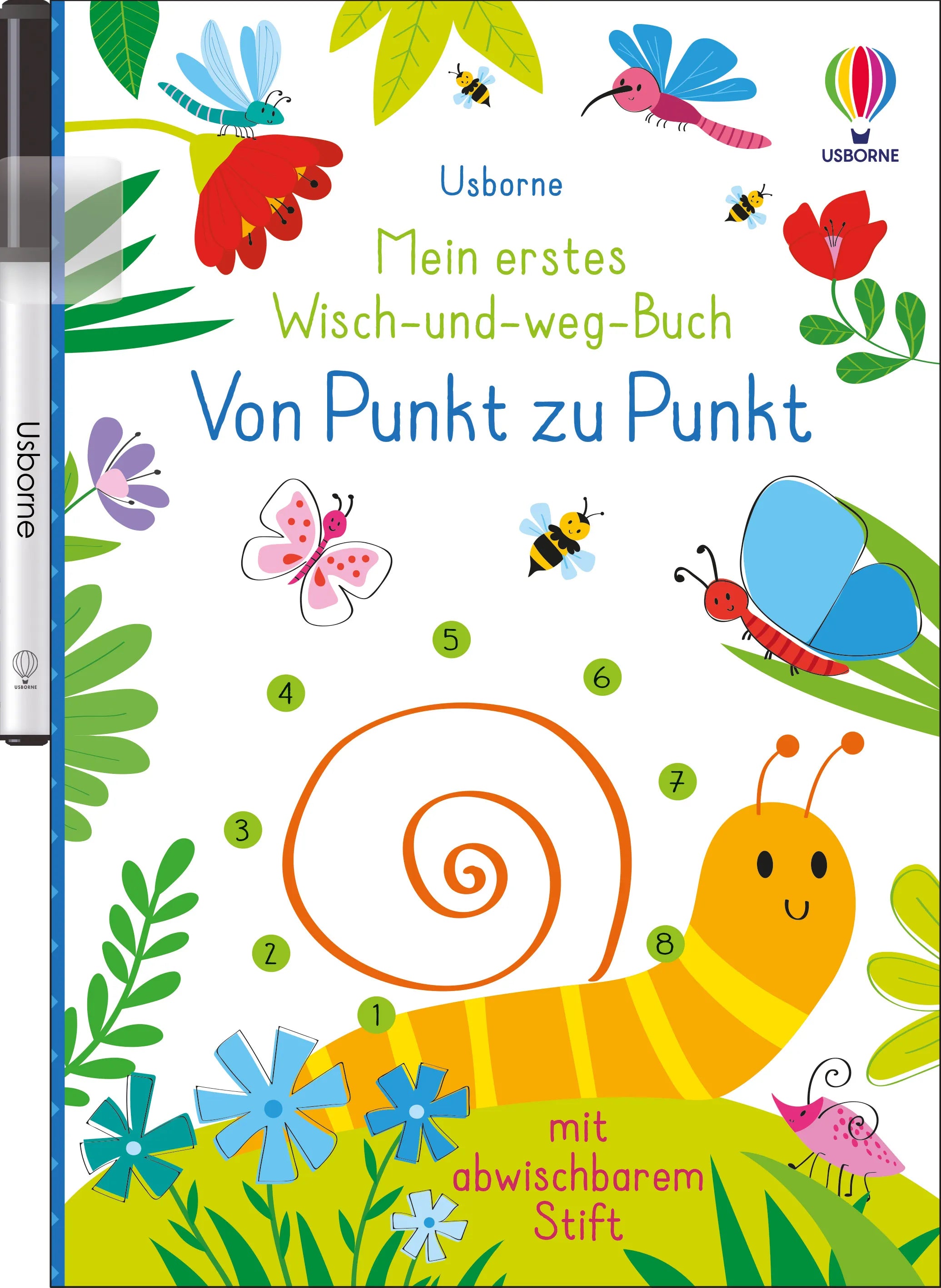 Buchcover von 'Mein erstes Wisch-und-weg-Buch: Von Punkt zu Punkt' - Taschenbuch von Kirsteen Robson
