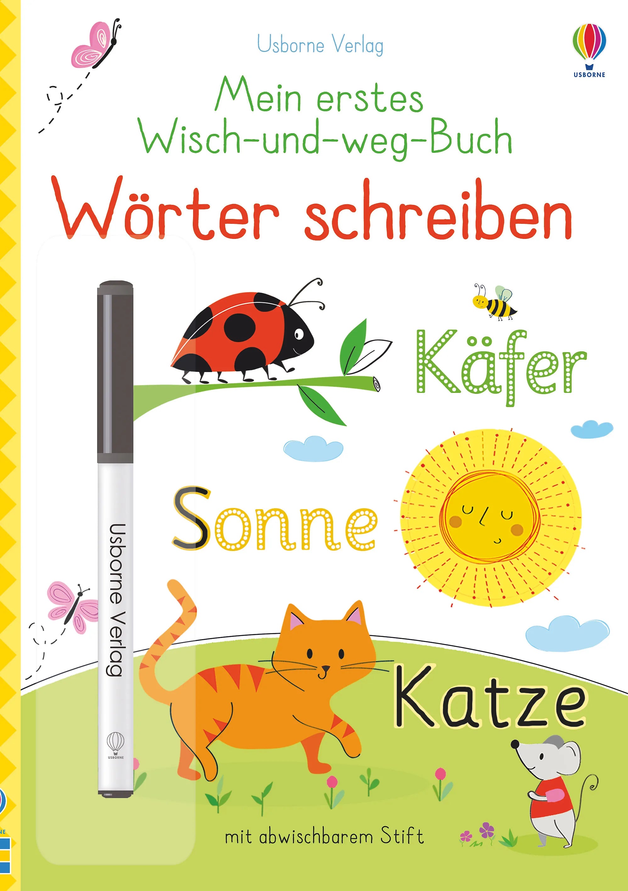 Buchcover von 'Mein erstes Wisch-und-weg-Buch: Wörter schreiben' - Taschenbuch von Felicity Brooks