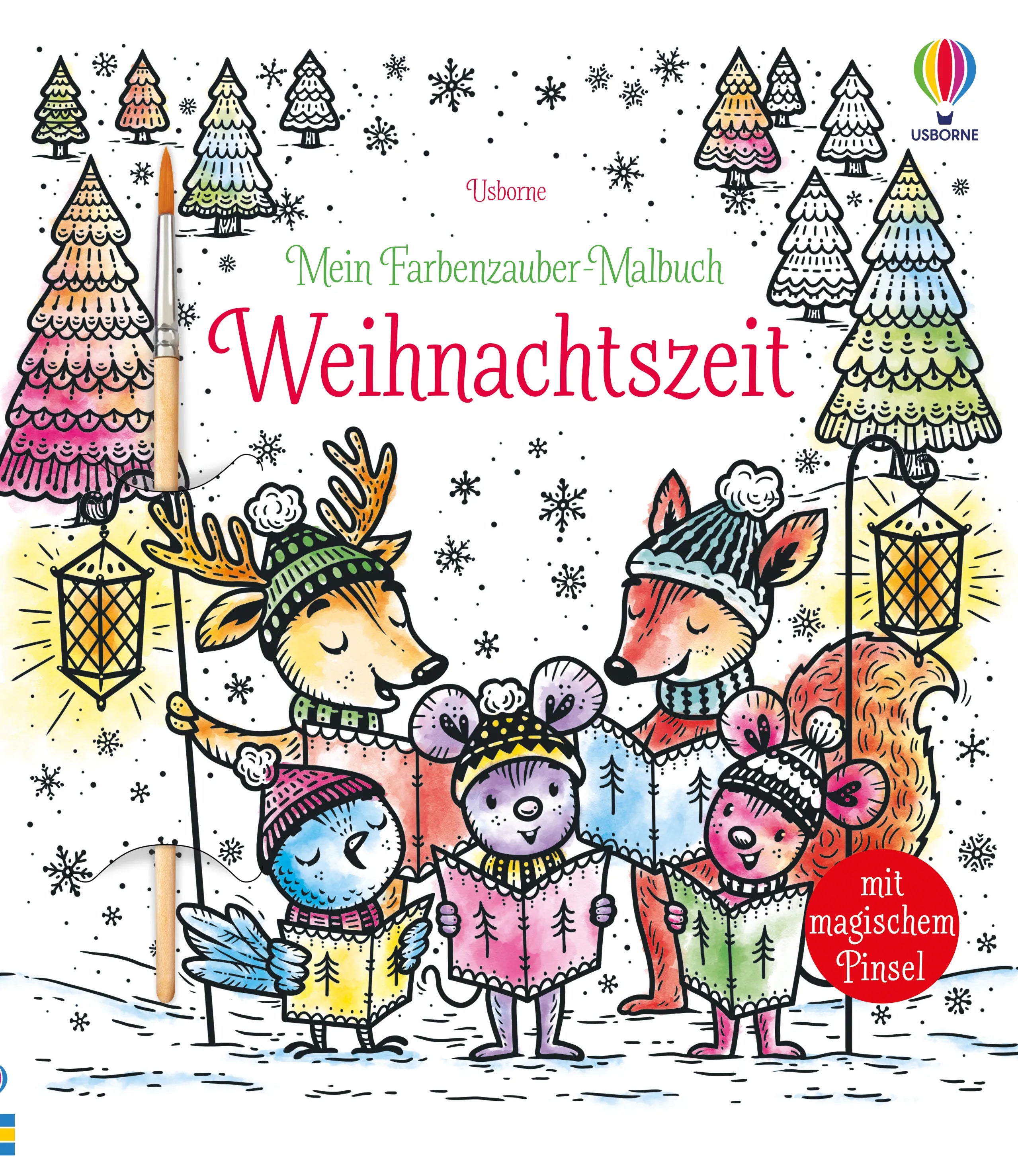 Buchcover von 'Mein Farbenzauber-Malbuch: Weihnachtszeit' - Taschenbuch von Fiona Watt