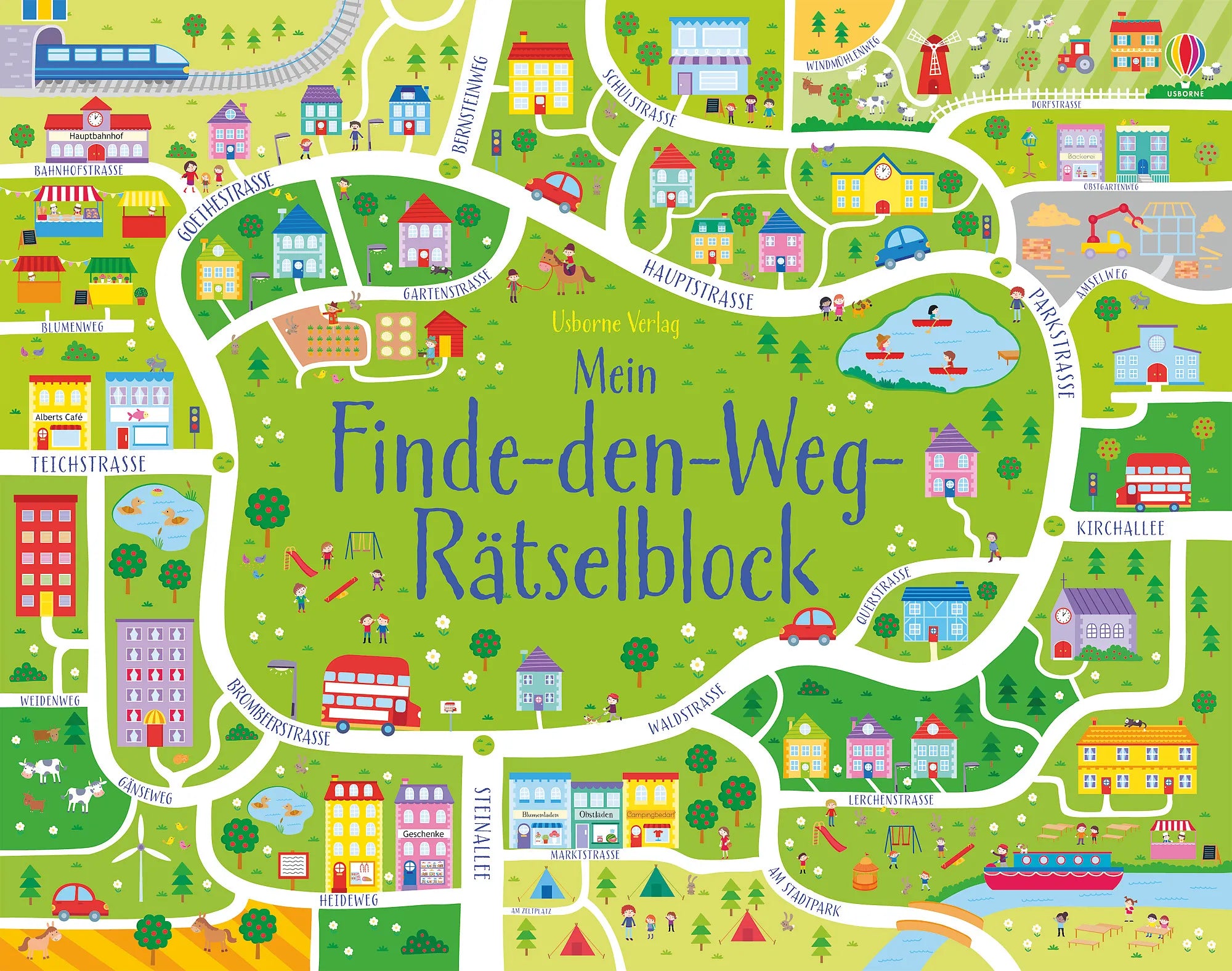 Buchcover von 'Mein Finde-den-Weg-Rätselblock' - Taschenbuch von Sam Smith