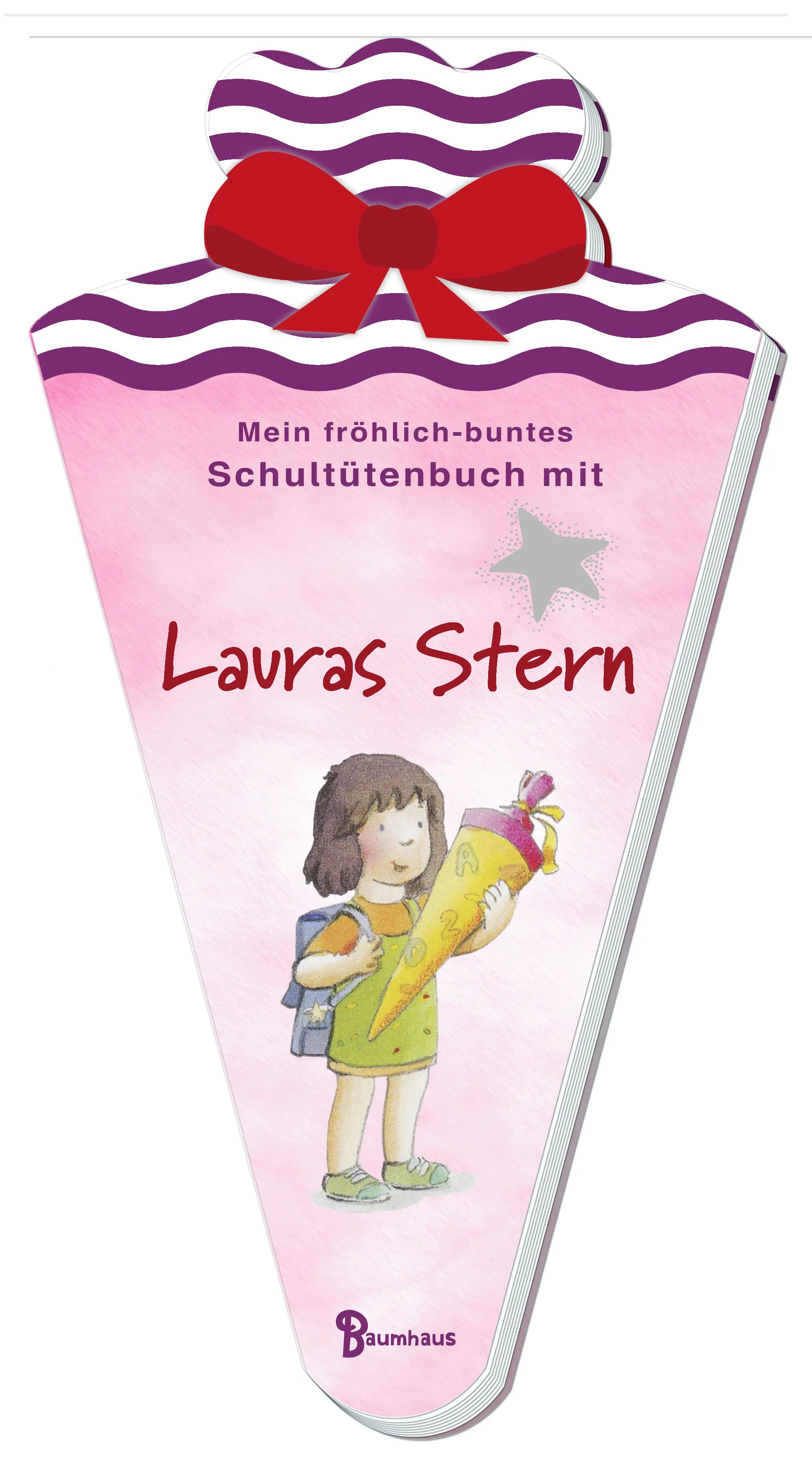 Buchcover von 'Mein fröhlich-buntes Schultütenbuch mit Lauras Stern' - Taschenbuch von Klaus Baumgart