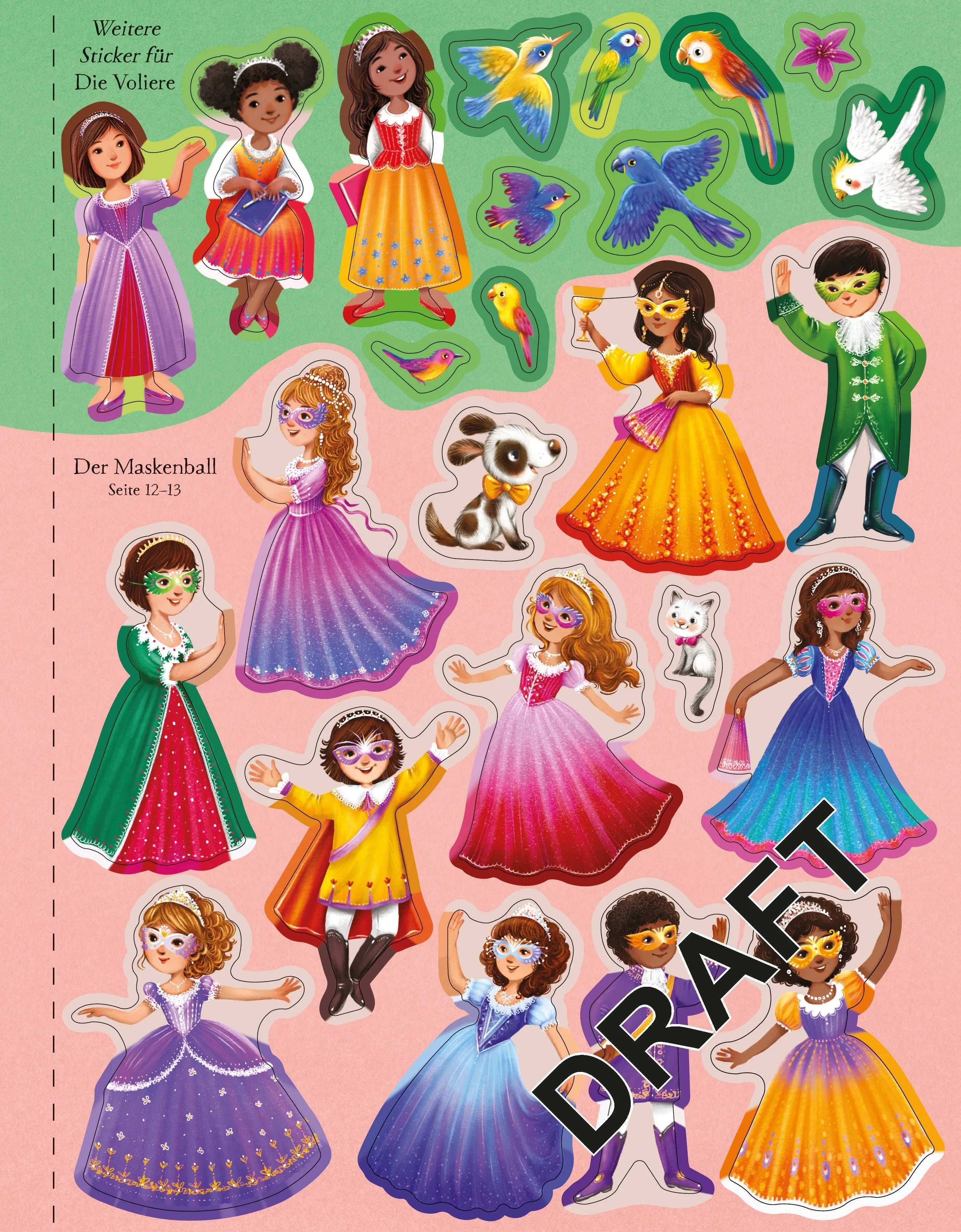 Produktansicht: Mein funkelndes Stickerbuch: Prinzessinnen (Taschenbuch)