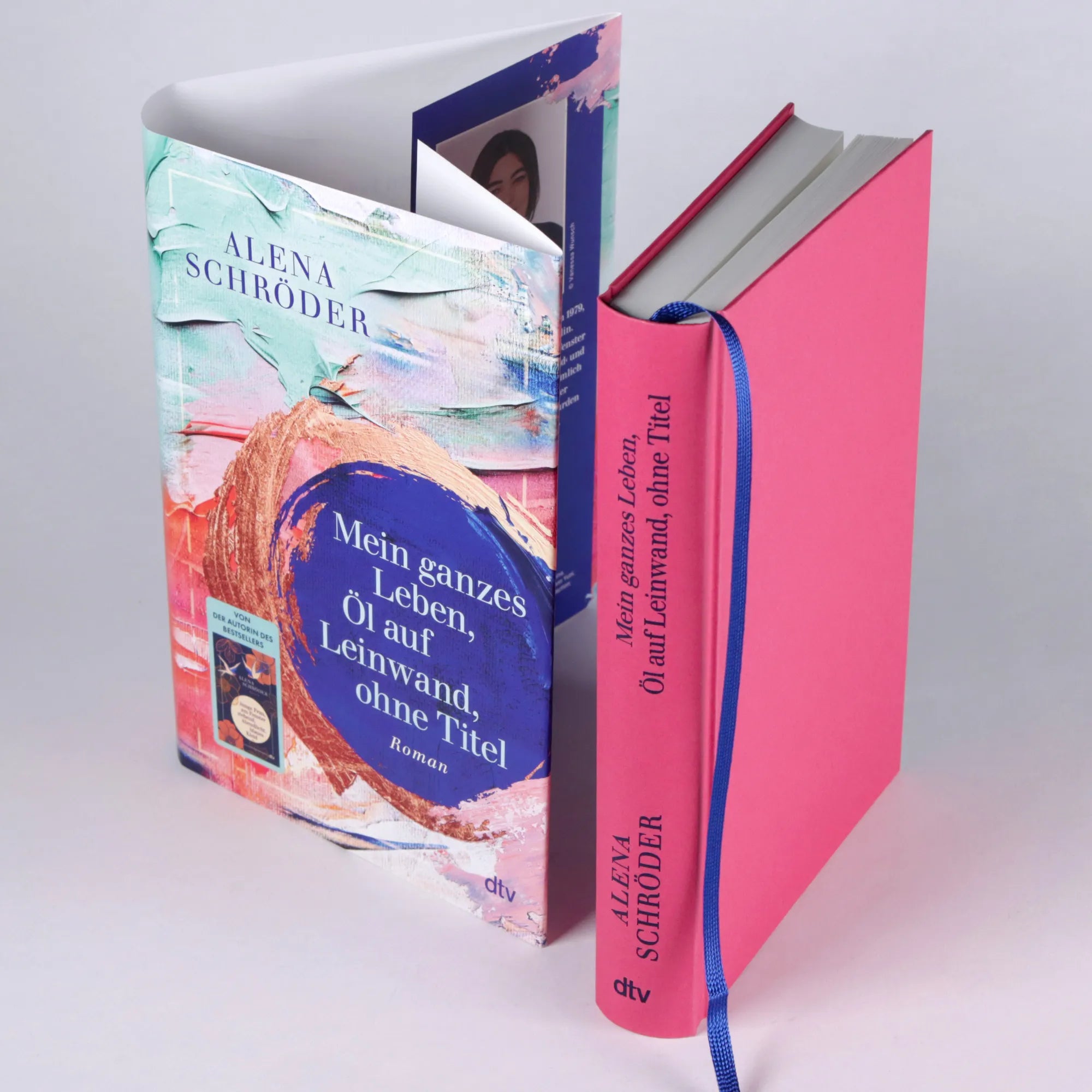 Detailansicht: Mein ganzes Leben, Öl auf Leinwand, ohne Titel (Hardcover)