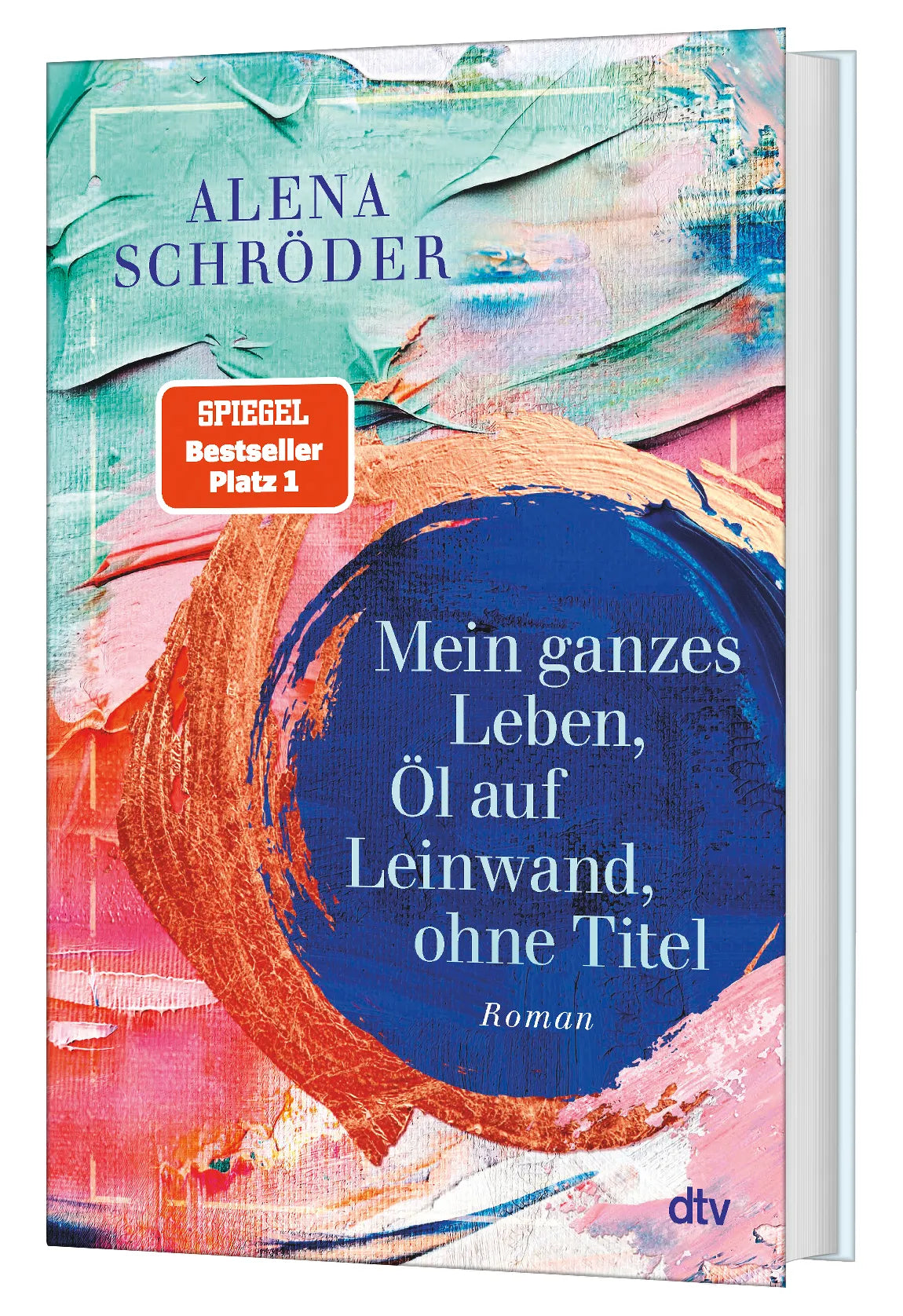Detailansicht: Mein ganzes Leben, Öl auf Leinwand, ohne Titel (Hardcover)