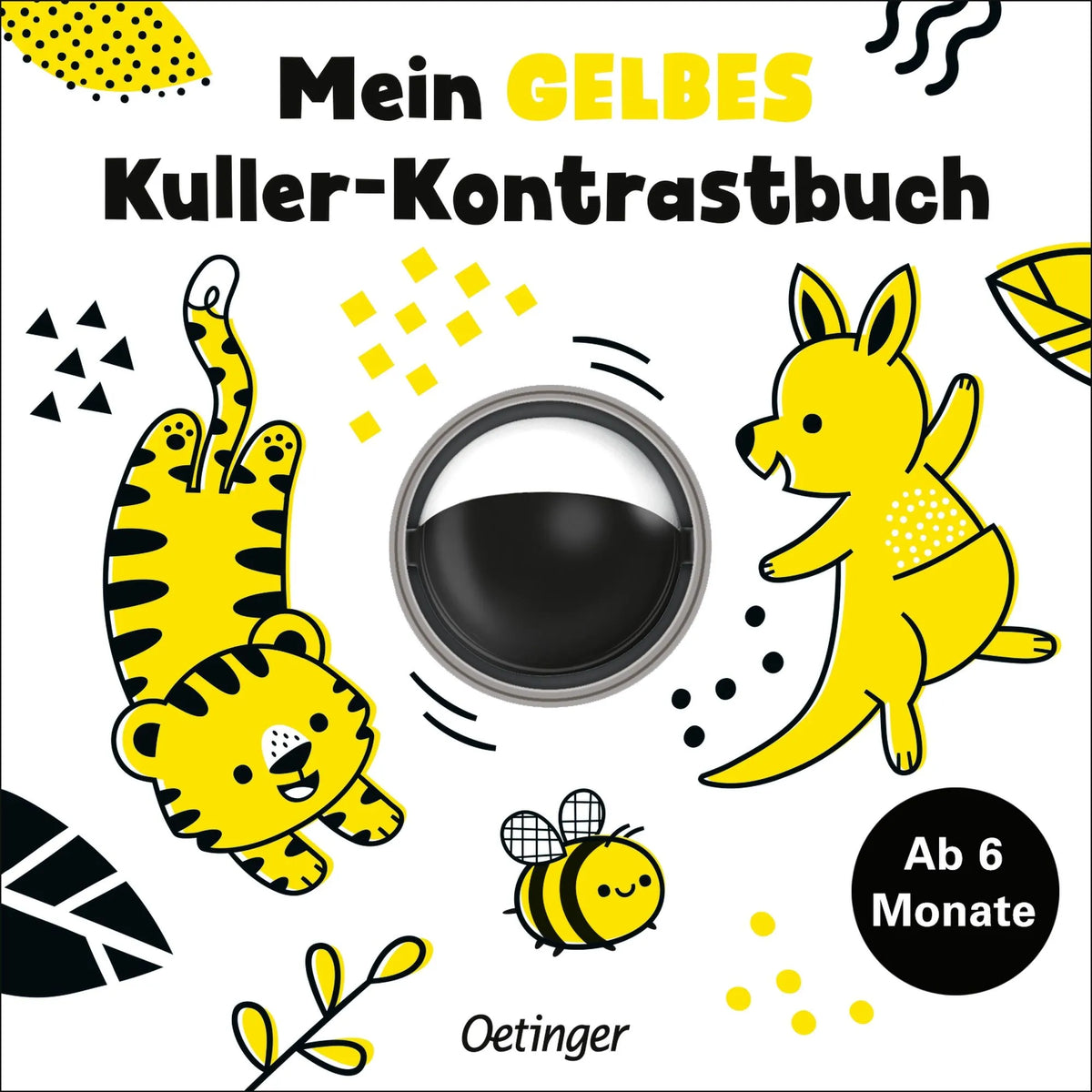 Cover: Mein gelbes Kuller-Kontrastbuch (Hardcover) von Daniela Massironi