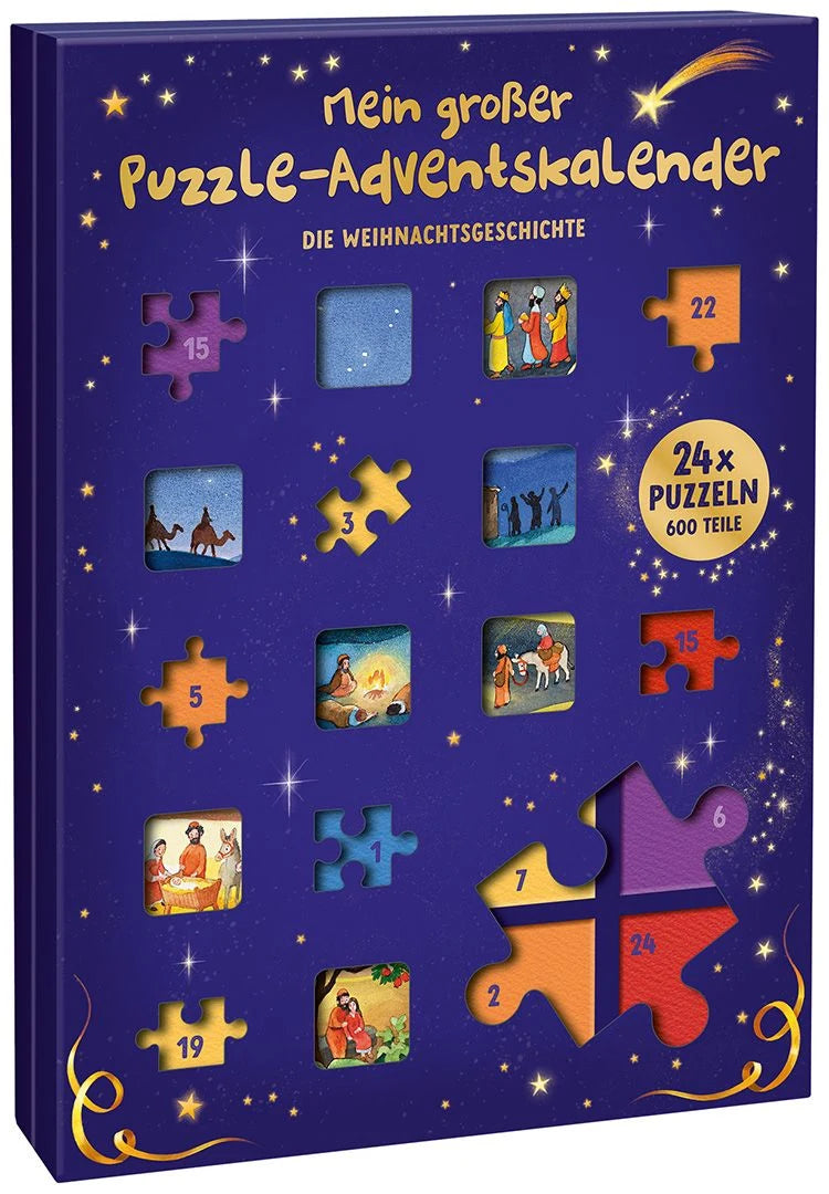 Adventskalender: Mein großer Puzzle-Adventskalender - Die Weihnachtsgeschichte
