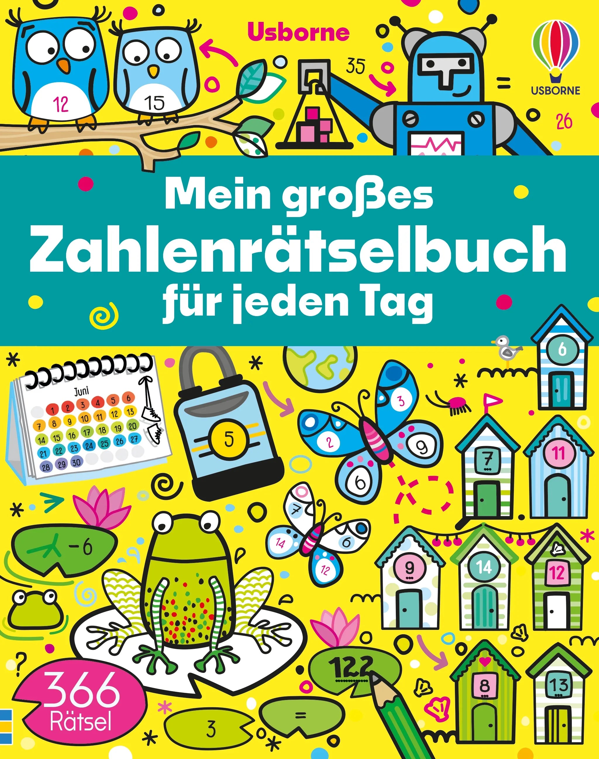Buchcover von 'Mein großes Zahlenrätselbuch für jeden Tag' - Taschenbuch von Phillip Clarke